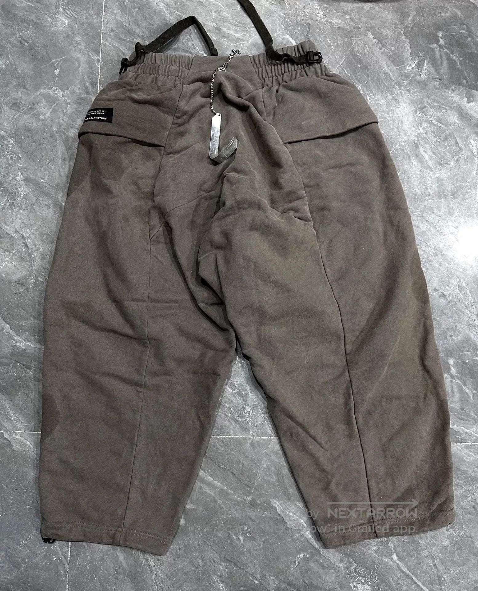 Hamcus Dark Green Washed Functional Long Pants. Size US 28 / EU 44 - 2 Thumbnail
