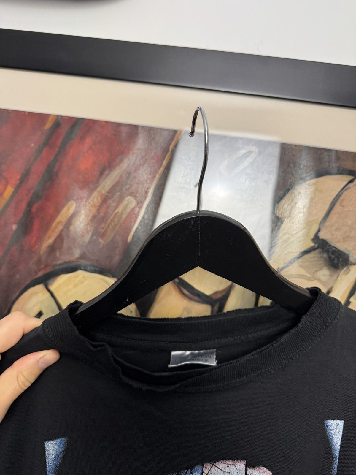 Band Tees Marilyn Manson Vintage 90s Washed Black Band Rock Tee Rare Size US XL / EU 56 / 4 - 4 Thumbnail