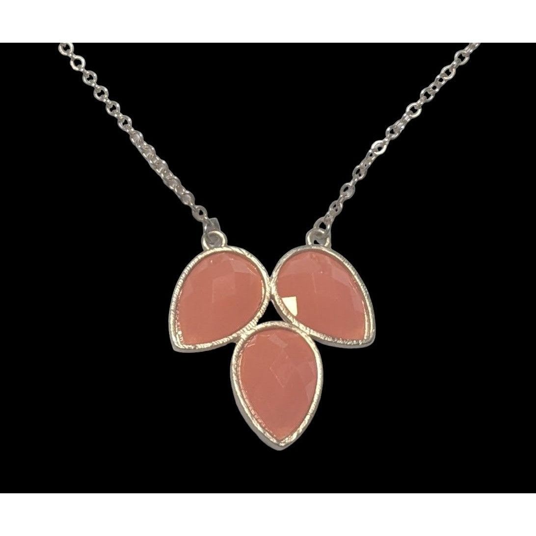 Other Orange And Gold Floral Necklace Size ONE SIZE - 1 Thumbnail