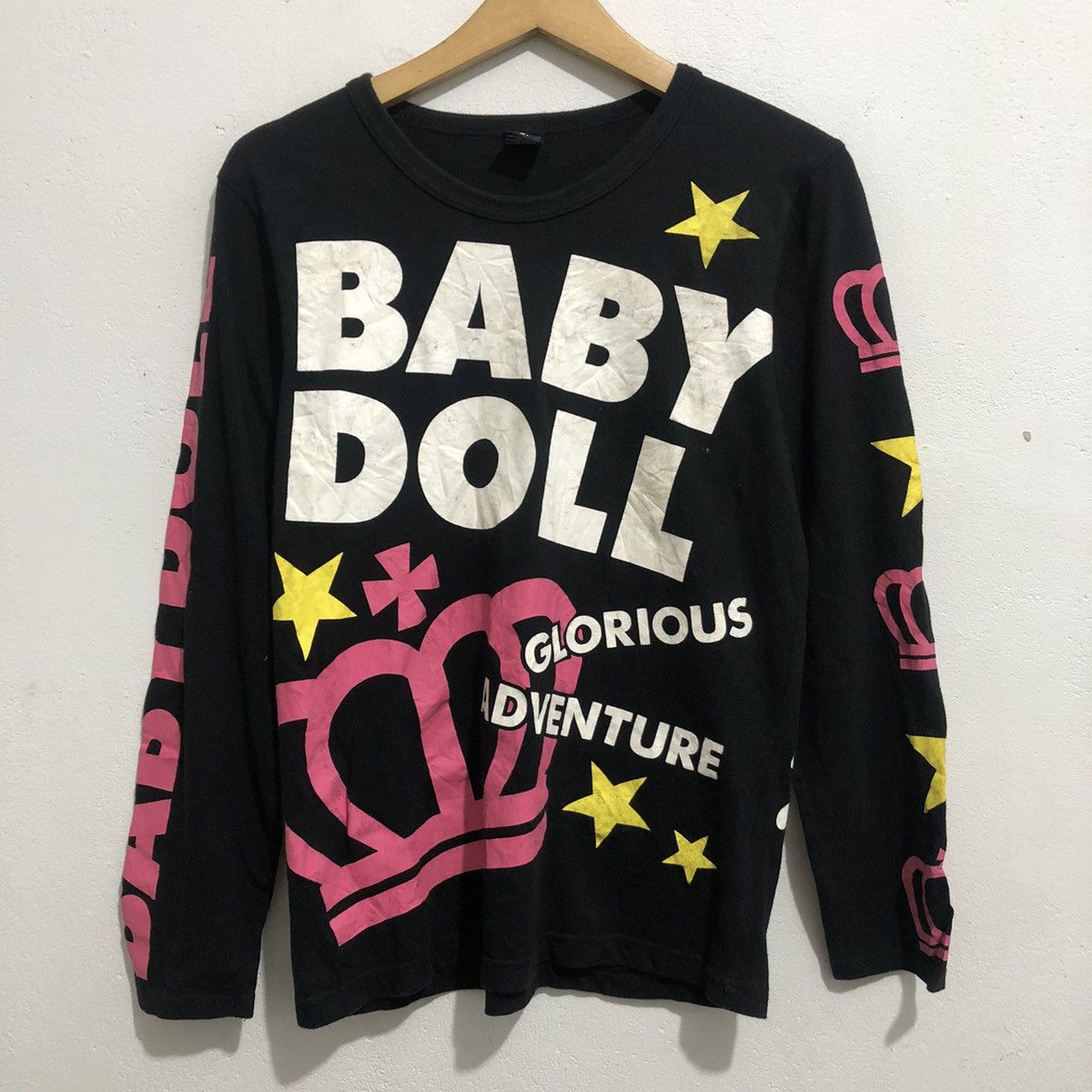 Hysteric Glamour Japanese Poem Baby Doll LongSleeve Rock Punk Style Size US M / EU 48-50 / 2 - 2 Thumbnail
