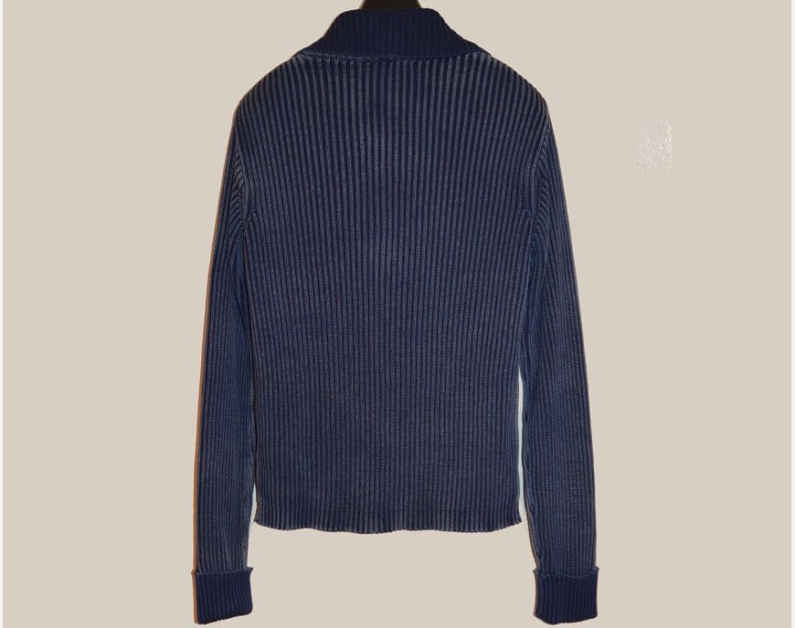 Marc O'Polo Marc O’Polo Unisex Sweater M Navy Blue 100% Cotton Size M / US 6-8 / IT 42-44 - 3 Thumbnail