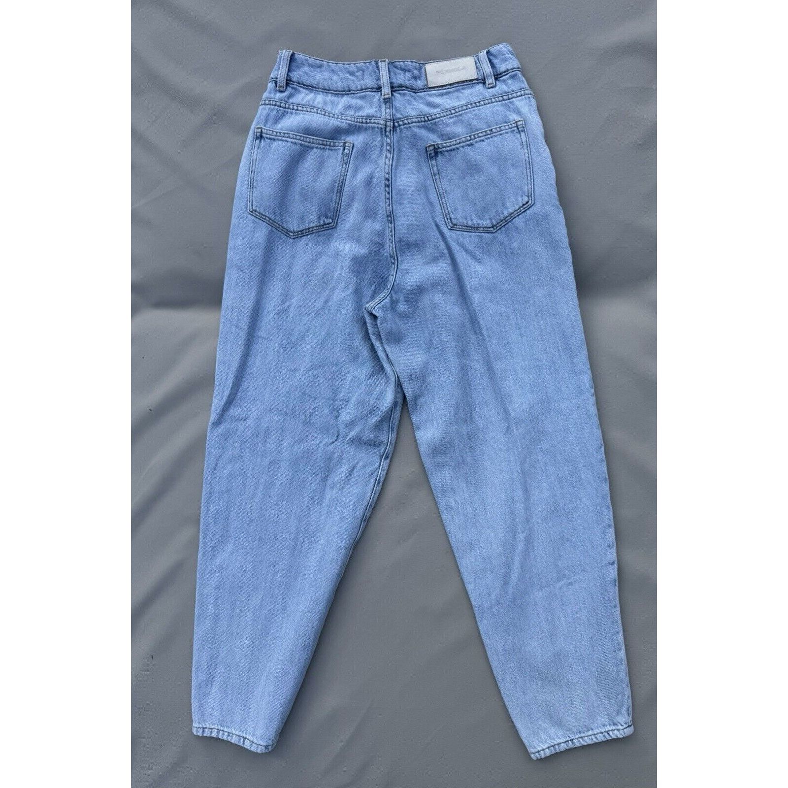 Other Formula Joven Spain Jeans 26 Barrel Leg Taper High Rise Size 26" / US 2 / IT 38 - 2 Thumbnail
