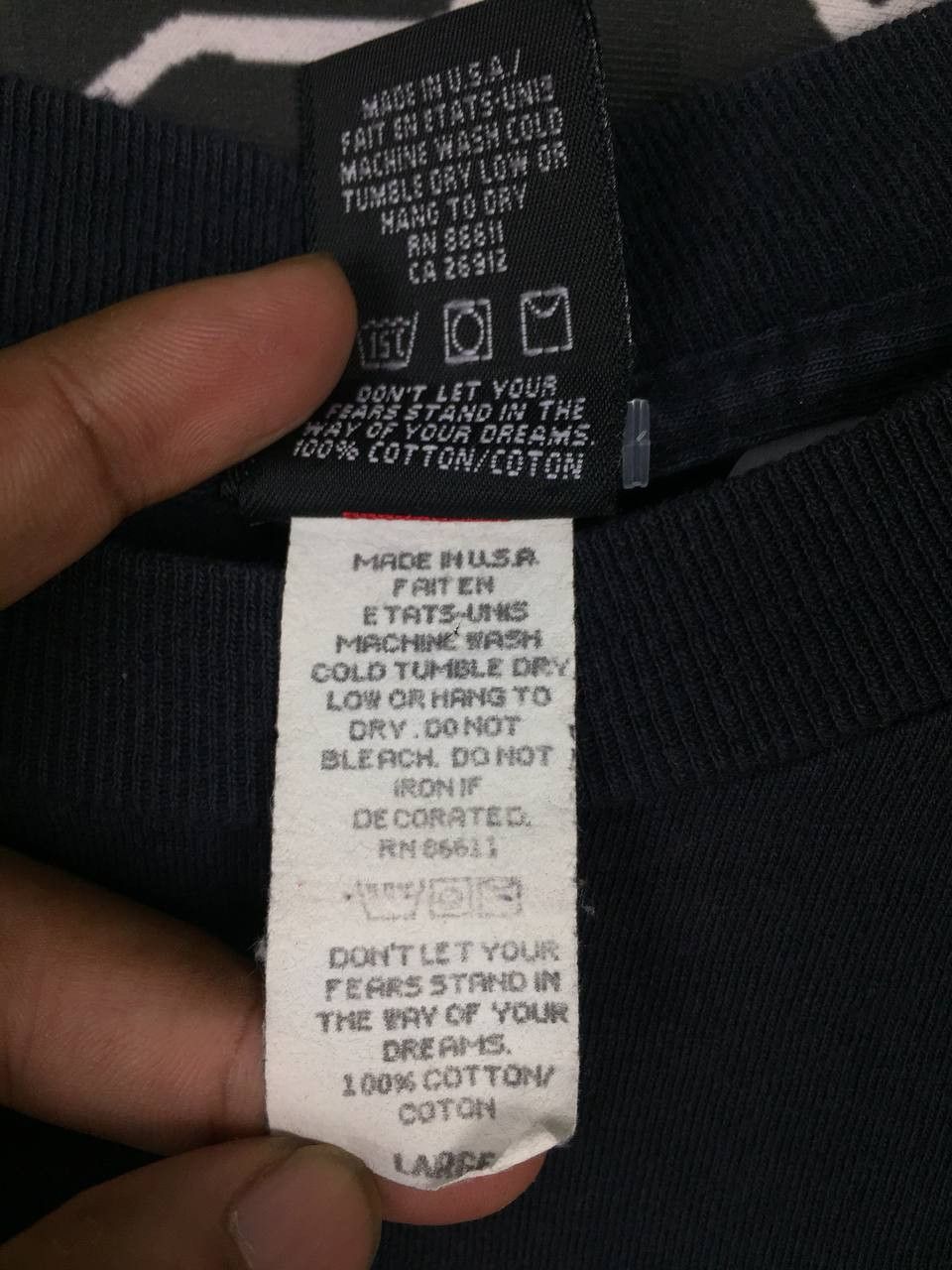 No Fear × Vintage Vtg No Fear The True Battlecry Of The Loser Tee Size US L / EU 52-54 / 3 - 10 Thumbnail