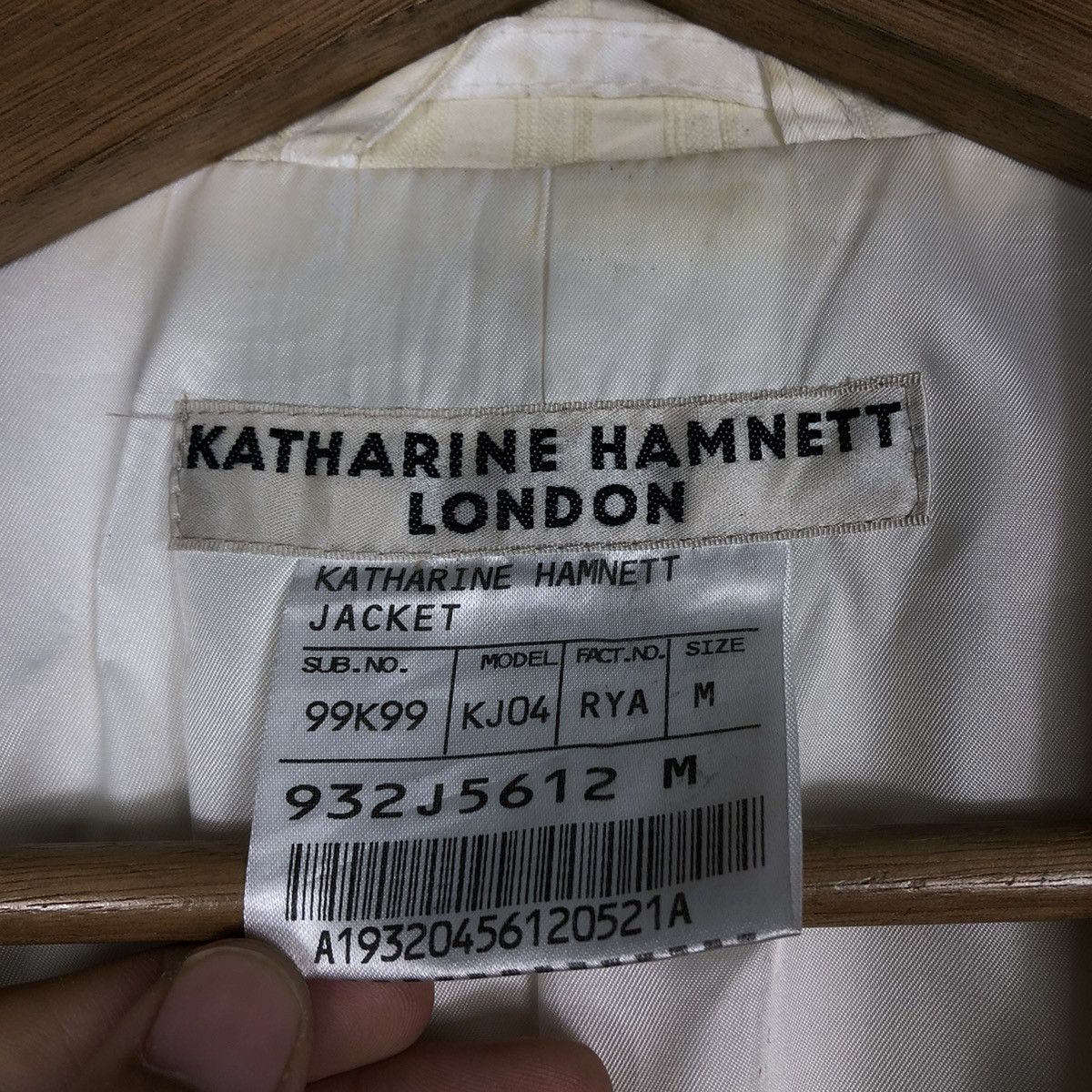 Japanese Brand × Katharine Hamnett London 📌Vintage Chore Biker Jacket Zipper Katharine Hamnett Size US M / EU 48-50 / 2 - 18 Thumbnail