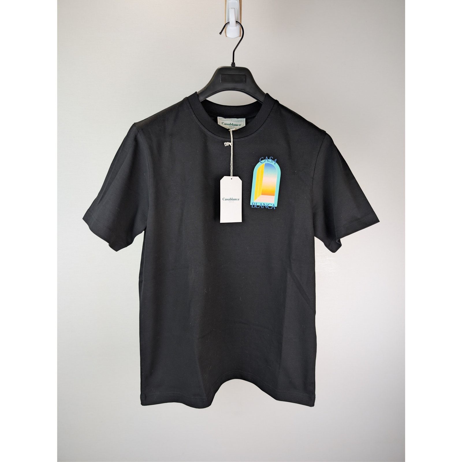 Casablanca o1rshd1 CC20 L'Arc Coloré T-Shirt in Black Size US S / EU 44-46 / 1 - 2 Thumbnail
