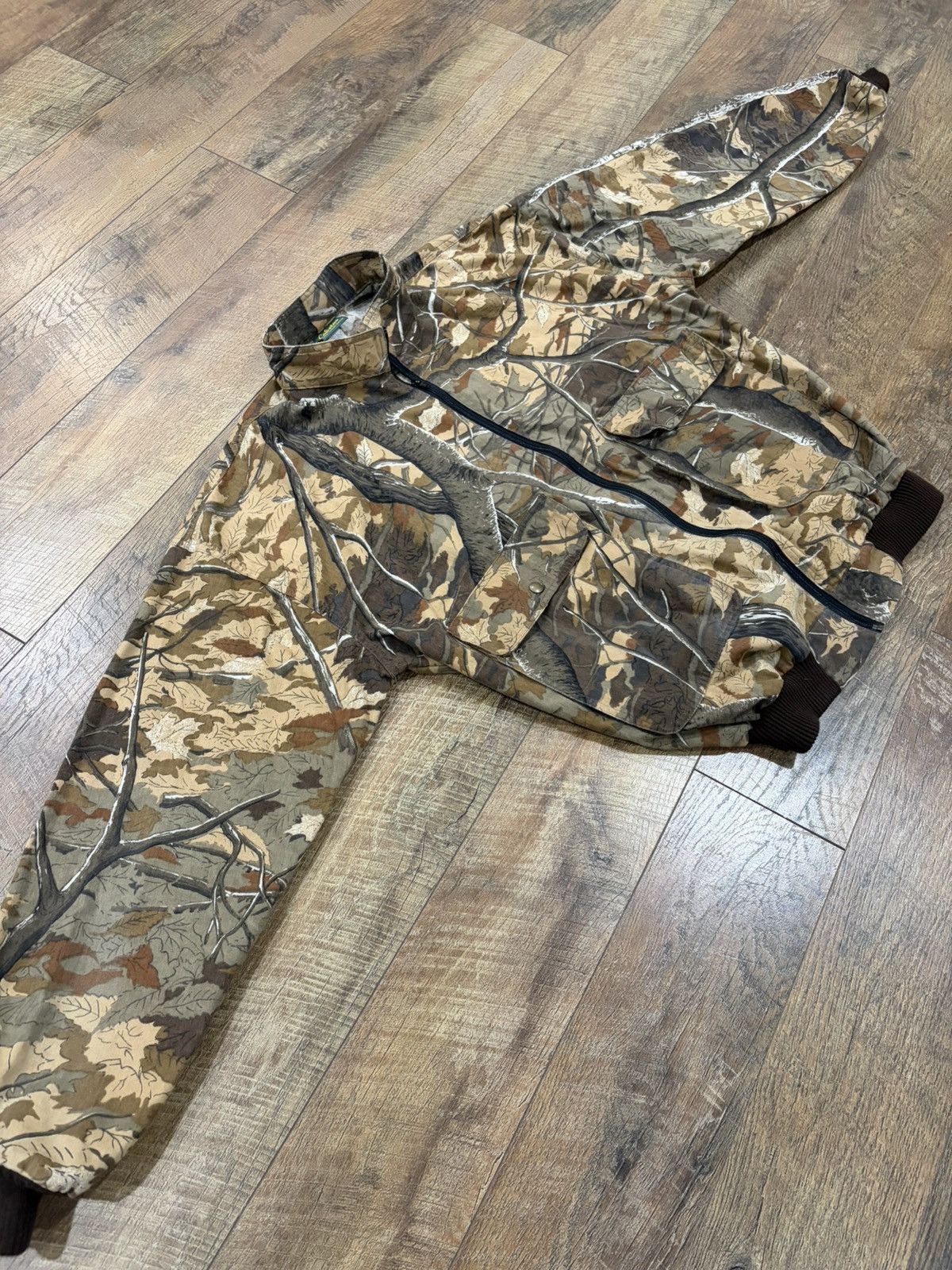 Cabelas Vintage 90s Cabela’s Tree Camo Bomber Jacket Boxy XL USA Size US XL / EU 56 / 4 - 7 Thumbnail