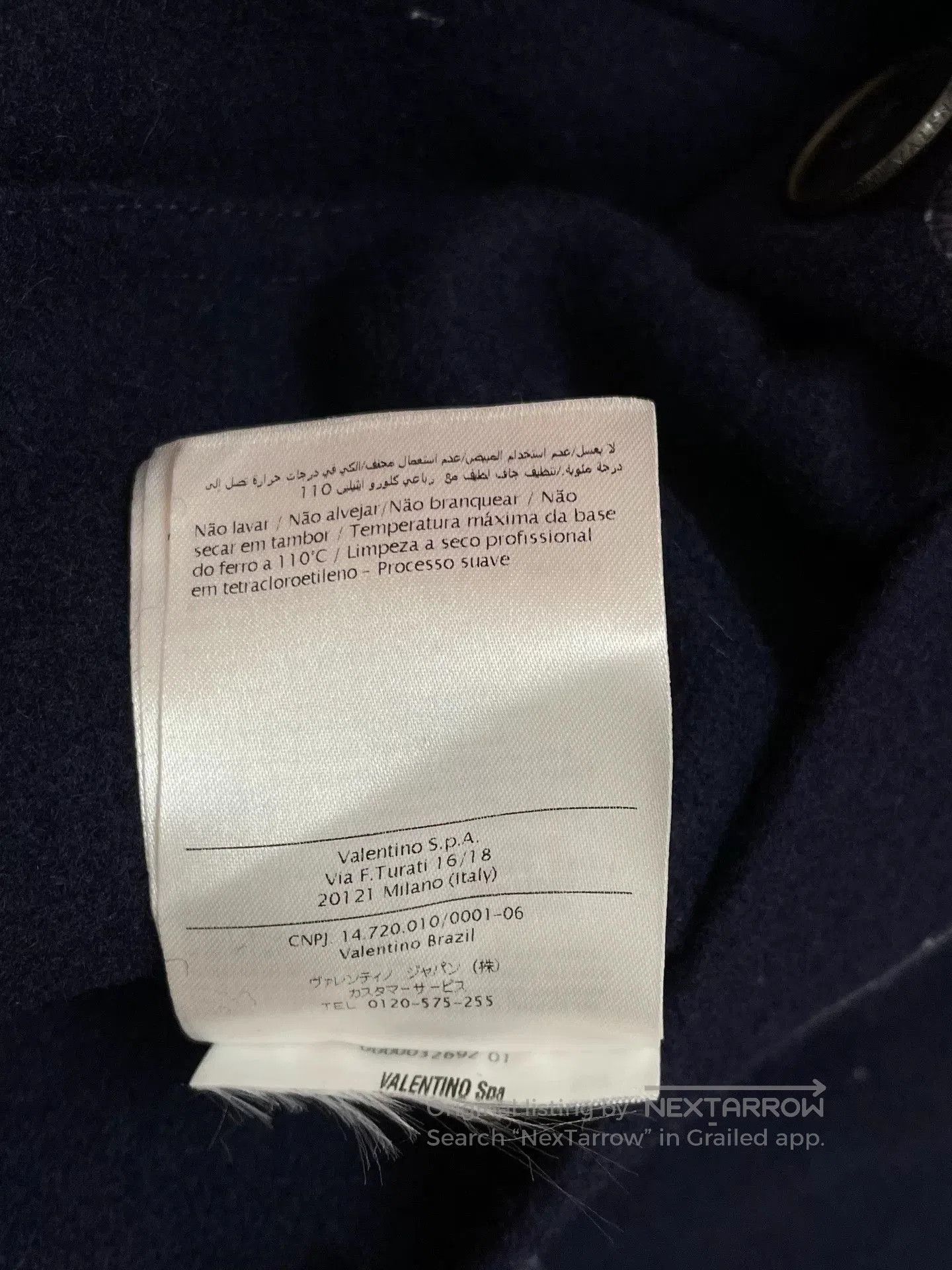 Valentino Valentino Butterfly Embroidery Wool Coat. Size L / US 10 / IT 46 - 9 Thumbnail