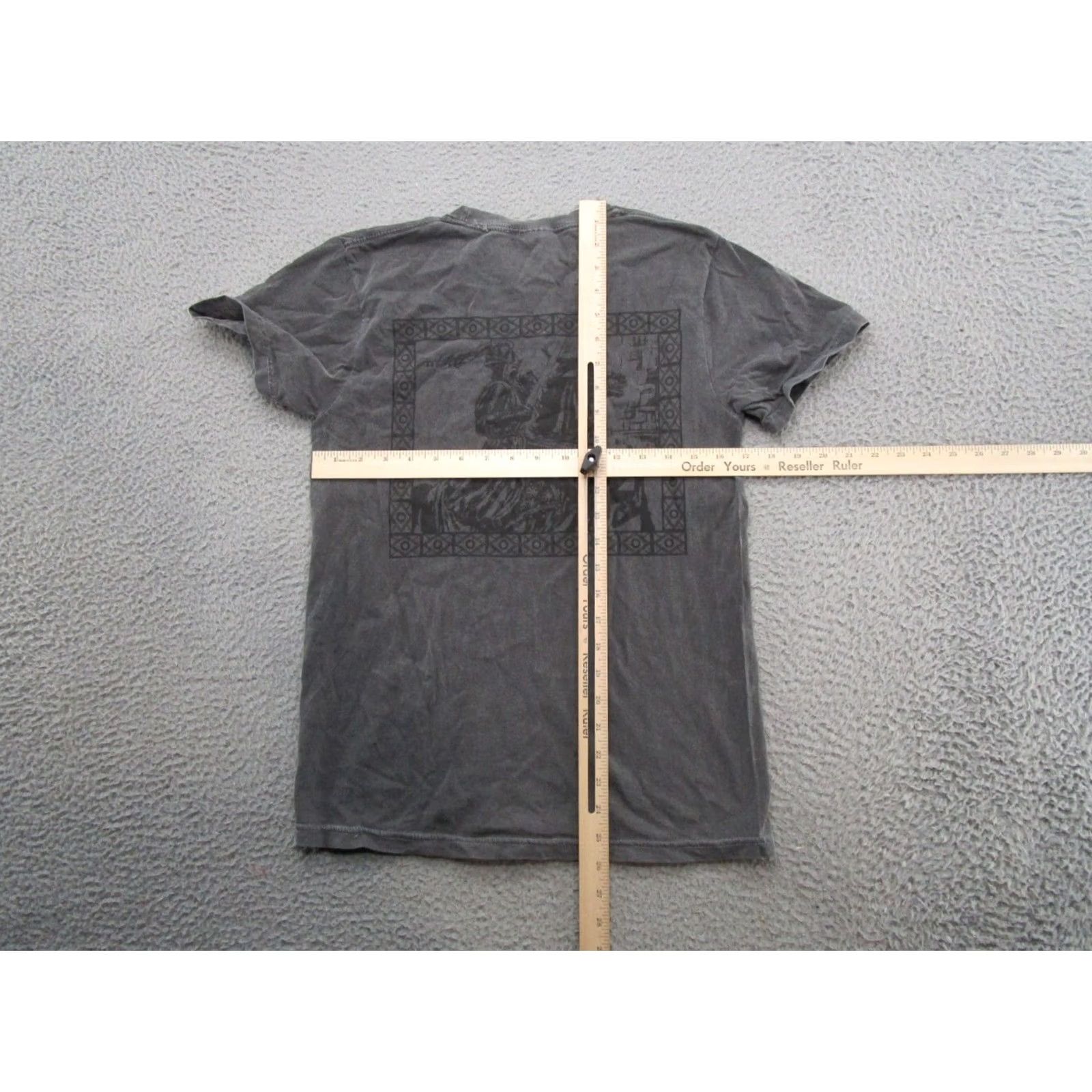 Comfort Colors Fantasy Initiative Gray Double Sided Spell Out T-Shirt Men's Size S Roll Play Shirt Size US S / EU 44-46 / 1 - 6 Thumbnail