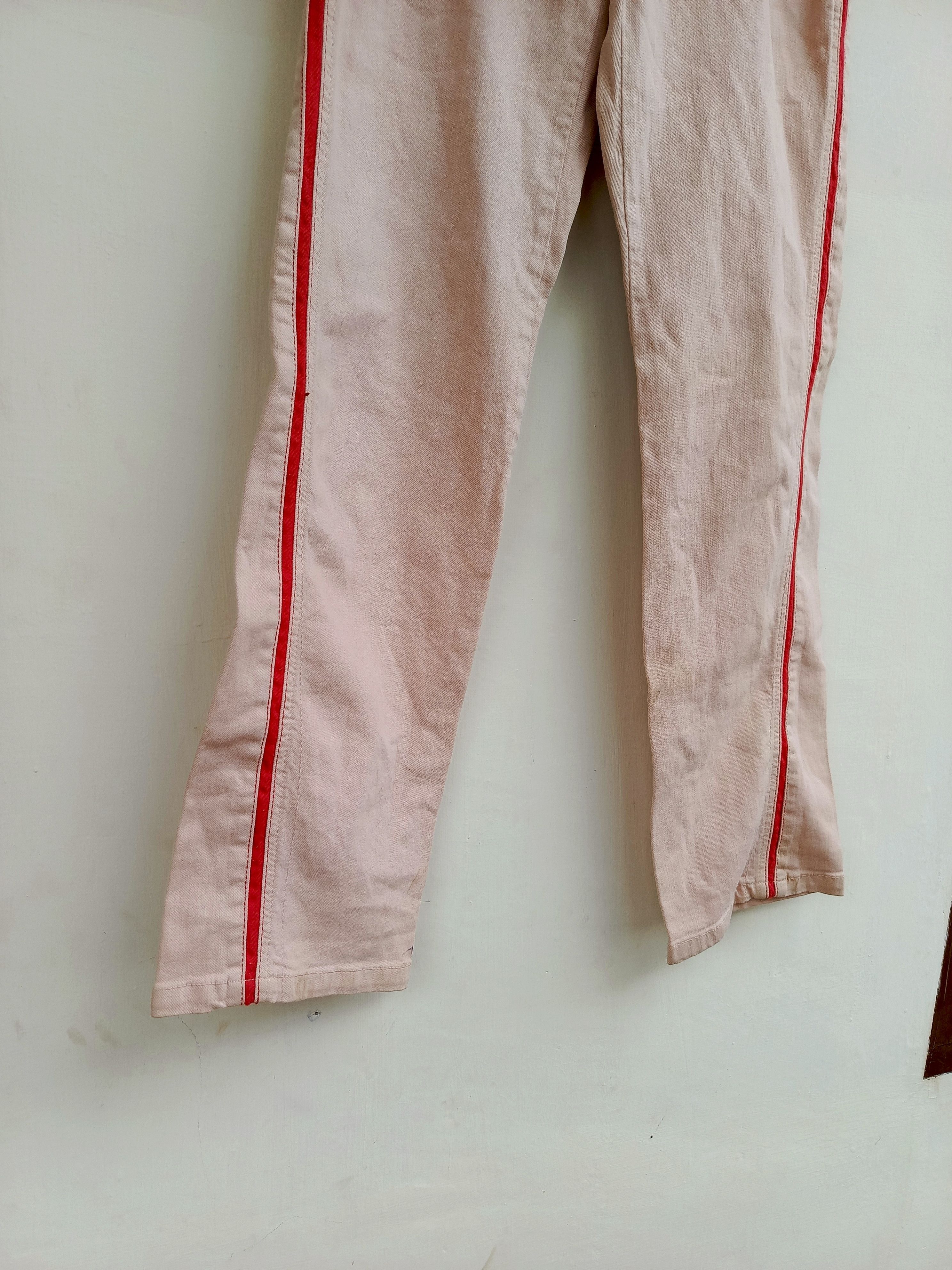 Designer A6 pants jeans pink color Size 26" / US 2 / IT 38 - 3 Thumbnail
