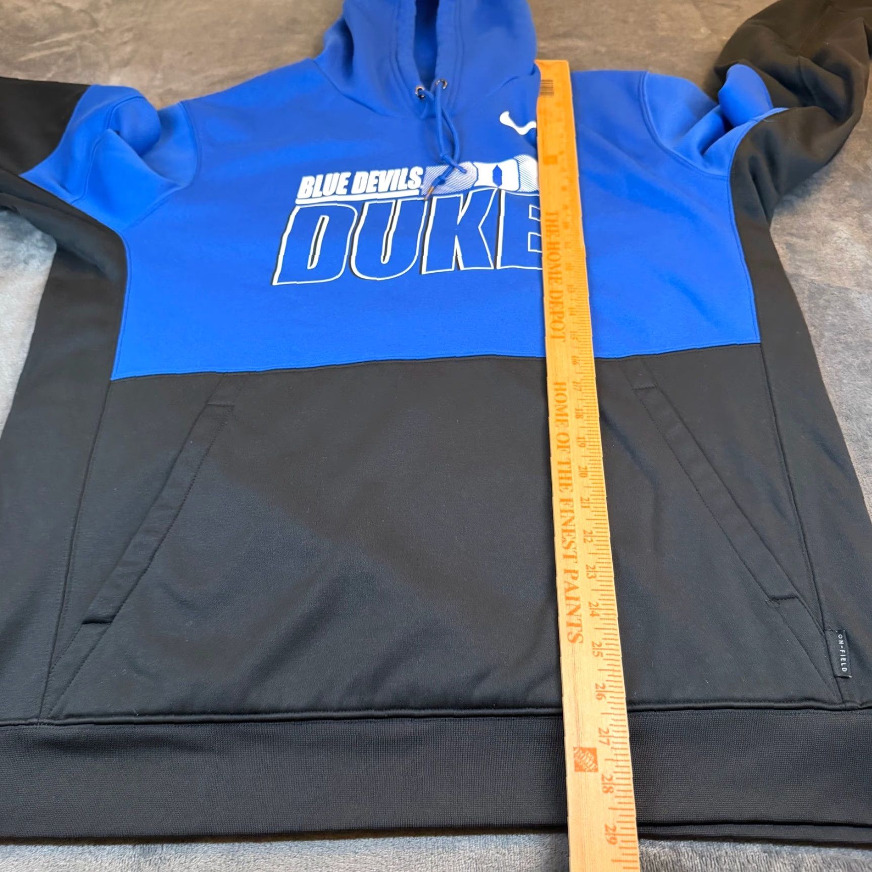 Nike Nike Duke Blue Devils Dri-FIT Colorblock Hoodie Blue Black On-Field Mens XL Size US XL / EU 56 / 4 - 7 Thumbnail
