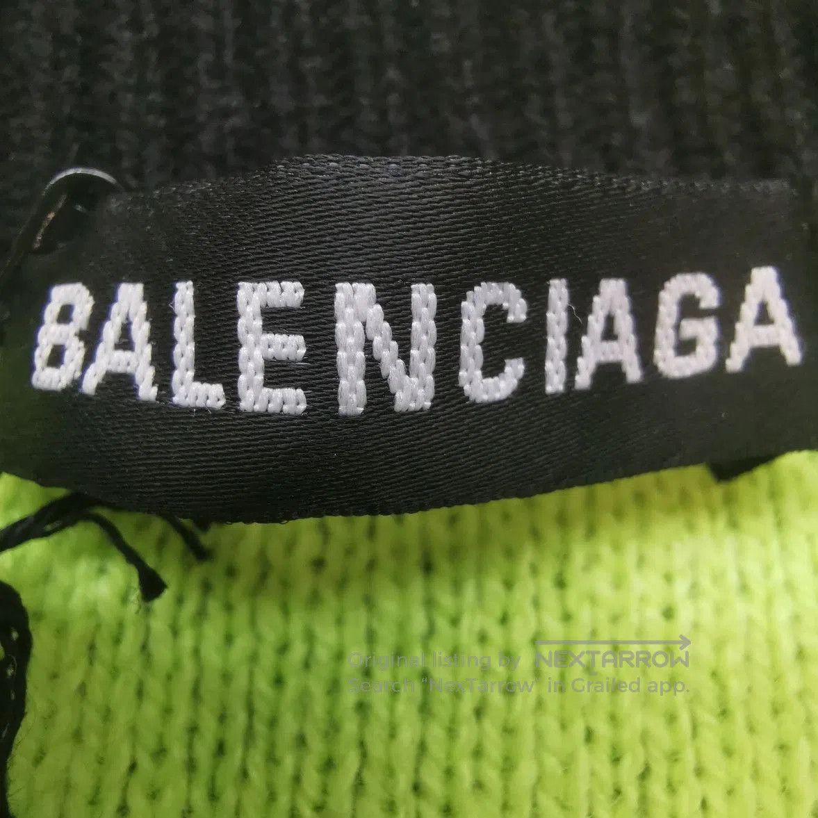 Balenciaga Balenciaga Wool Blend Logo Print Crewneck Sweater L. Size L / US 10 / IT 46 - 5 Thumbnail