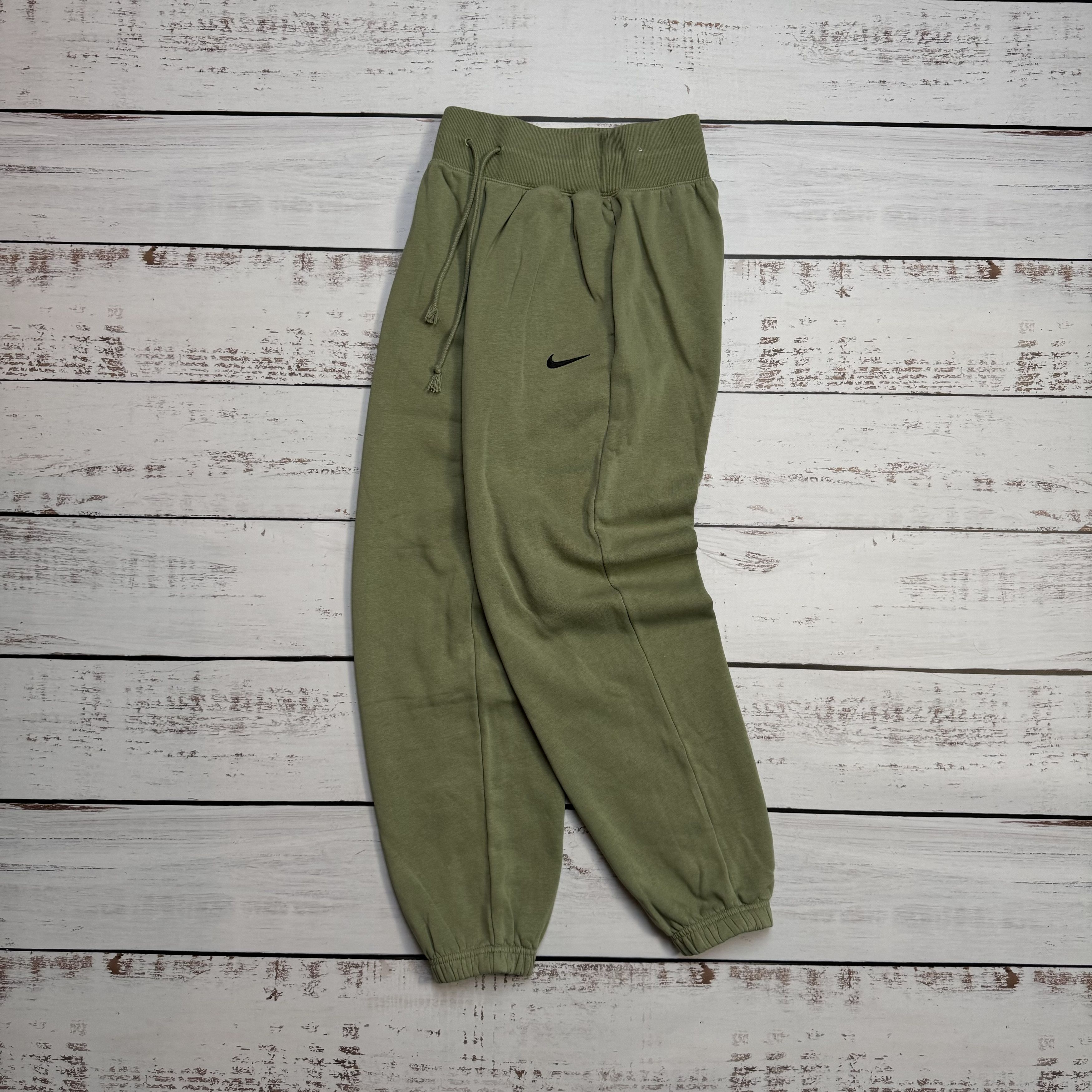 Nike × Streetwear × Vintage NIKE VINTAGE COTTON SWOOSH PANTS BAGGY 