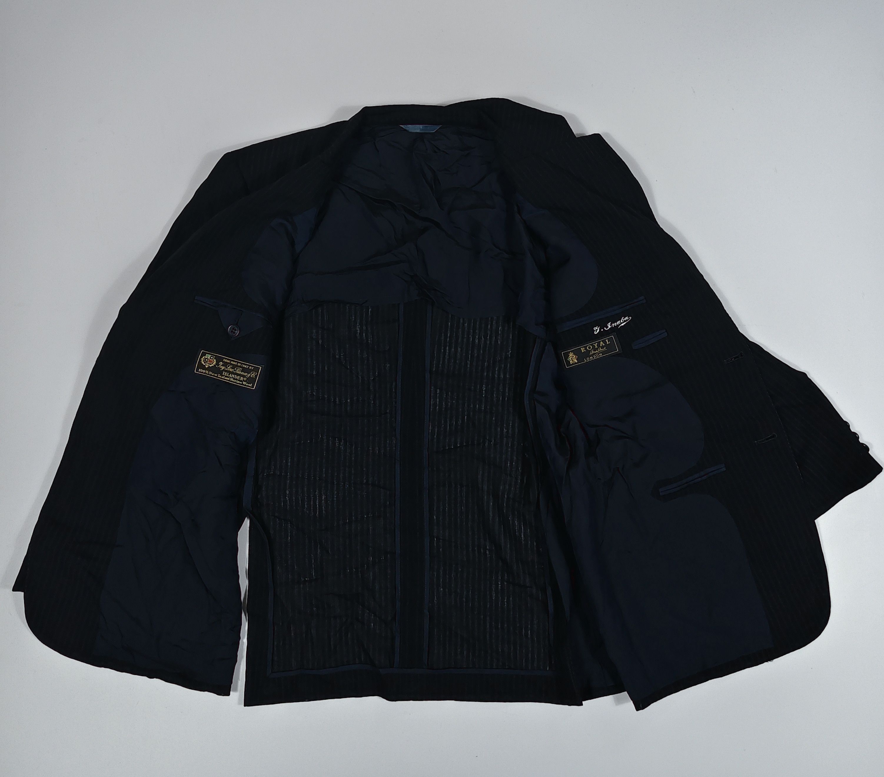 Loro Piana Men's Loro Piana Zelander 100% Wool Pinstripe Blazer #A Size US M / EU 48-50 / 2 - 3 Thumbnail
