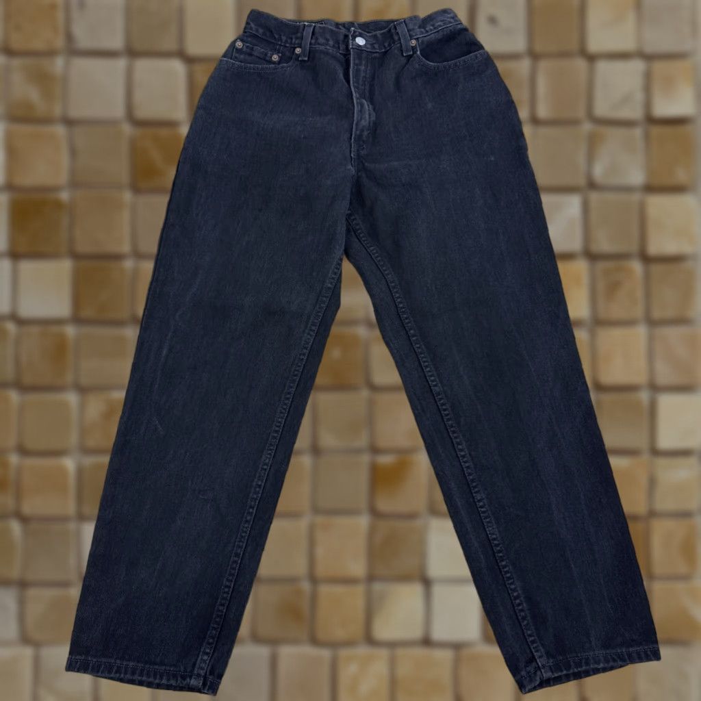 Levi's VINTAGE Levi's Jeans 550 Women Tapered Relaxed Fit Black 10 Misses S Adult Womens High Rise 27in Inseam Size 32" / US 10 / IT 46 - 1 Thumbnail