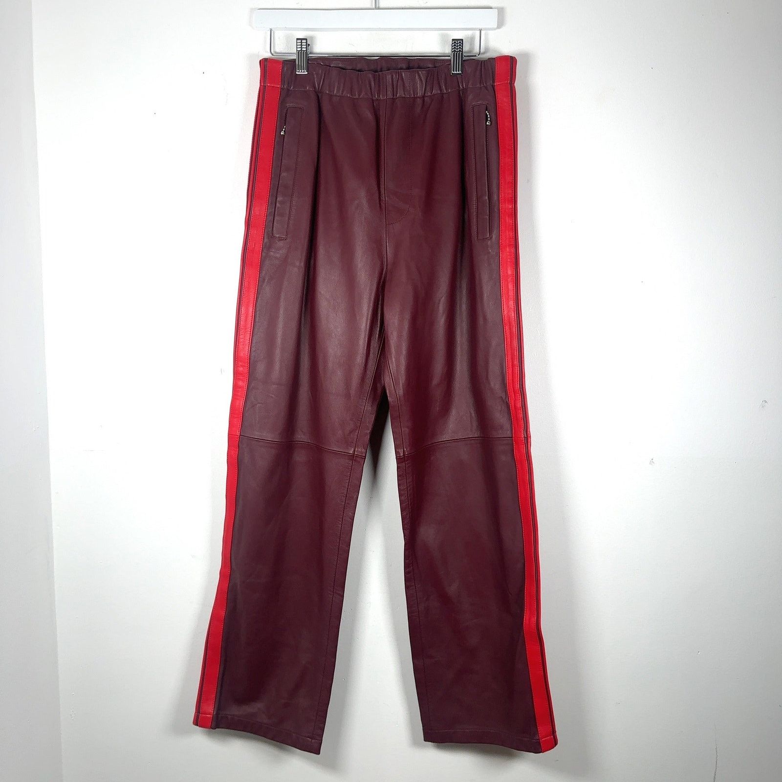 Marni Marni Striped Leather Track Pants Size US 30 / EU 46 - 1 Thumbnail