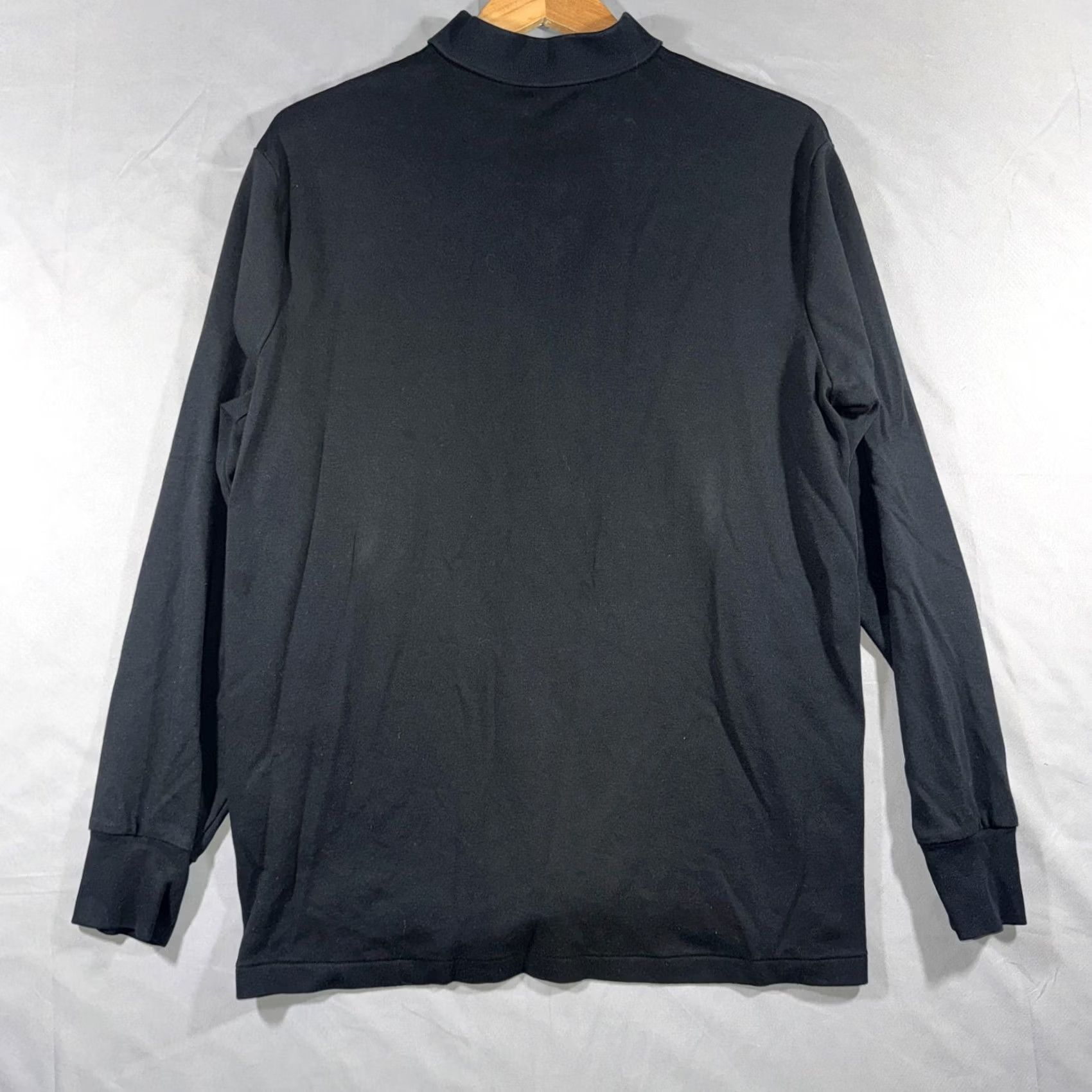 Polo Ralph Lauren Polo Ralph Lauren Polo Shirt Mens Large Black Long Sleeve Classic Fit Cotton Size US L / EU 52-54 / 3 - 2 Thumbnail