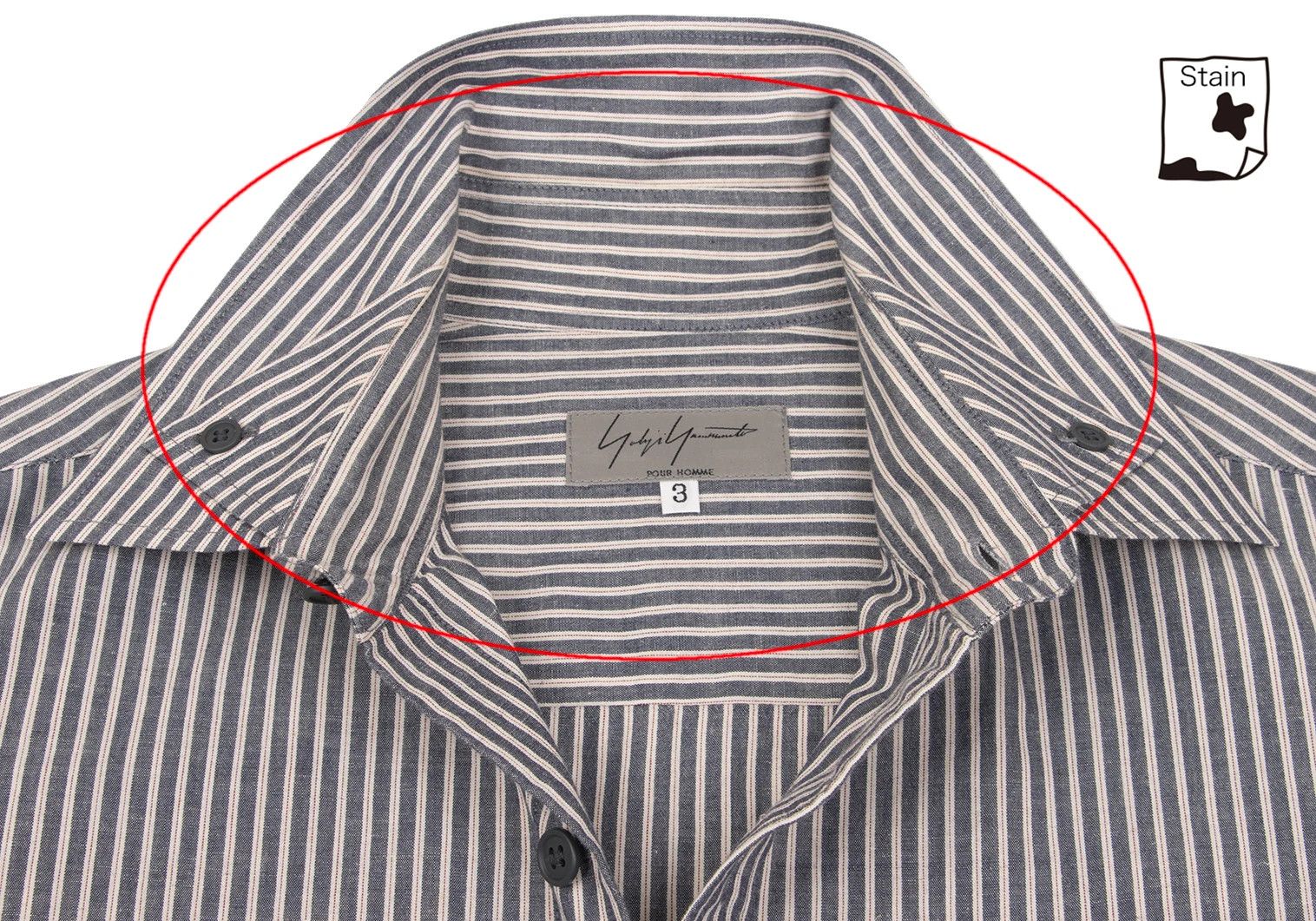 Yohji Yamamoto Yohji Yamamoto Cotton Linen Stripe Shirt Size US M / EU 48-50 / 2 - 4 Thumbnail