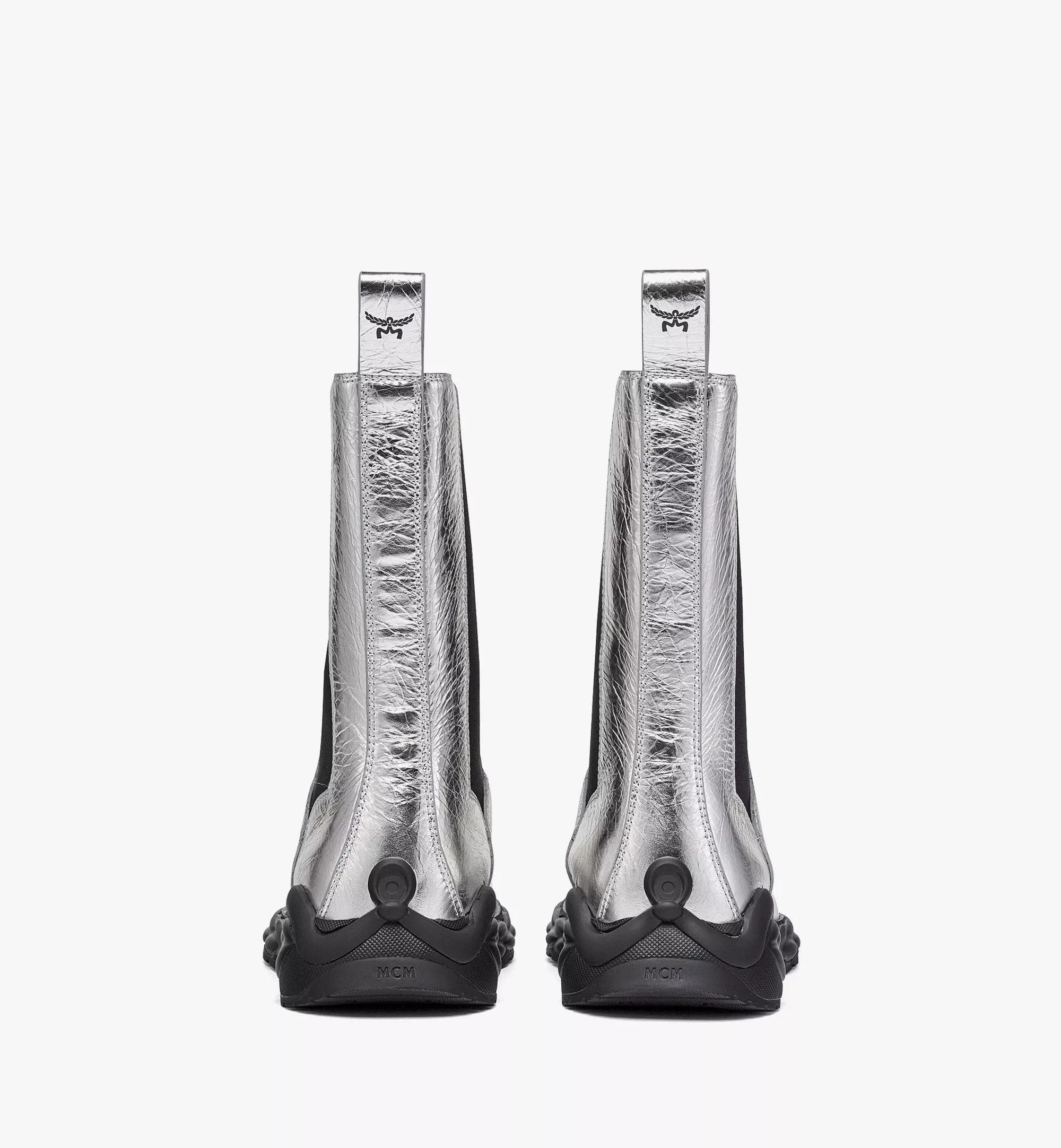 MCM o1mt1gz0625 Ankle Boots in Silver Size US 8 / IT 38 - 4 Thumbnail