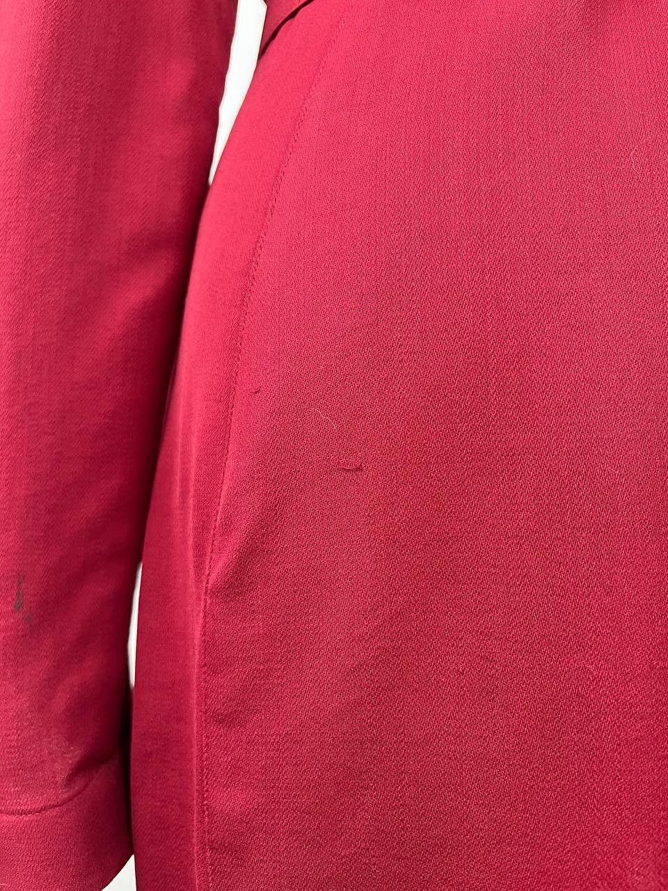 Thierry Mugler Archive Thierry Mugler Paris Burgundy Wool Blazer Dress Size M / US 6-8 / IT 42-44 - 18 Thumbnail