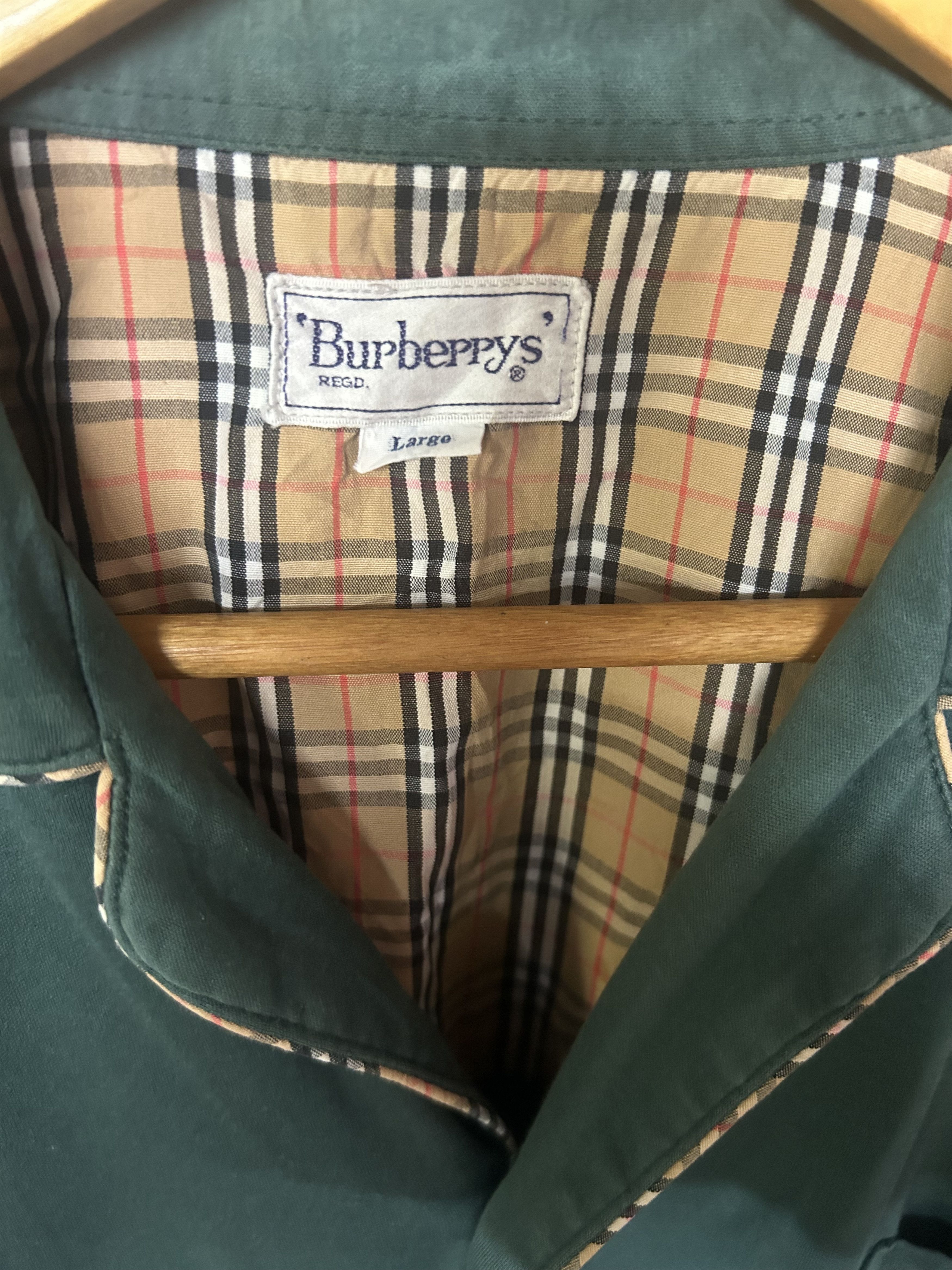 Burberry × Vintage Vintage Burberrys Pyjamas Shirt Size US L / EU 52-54 / 3 - 4 Thumbnail
