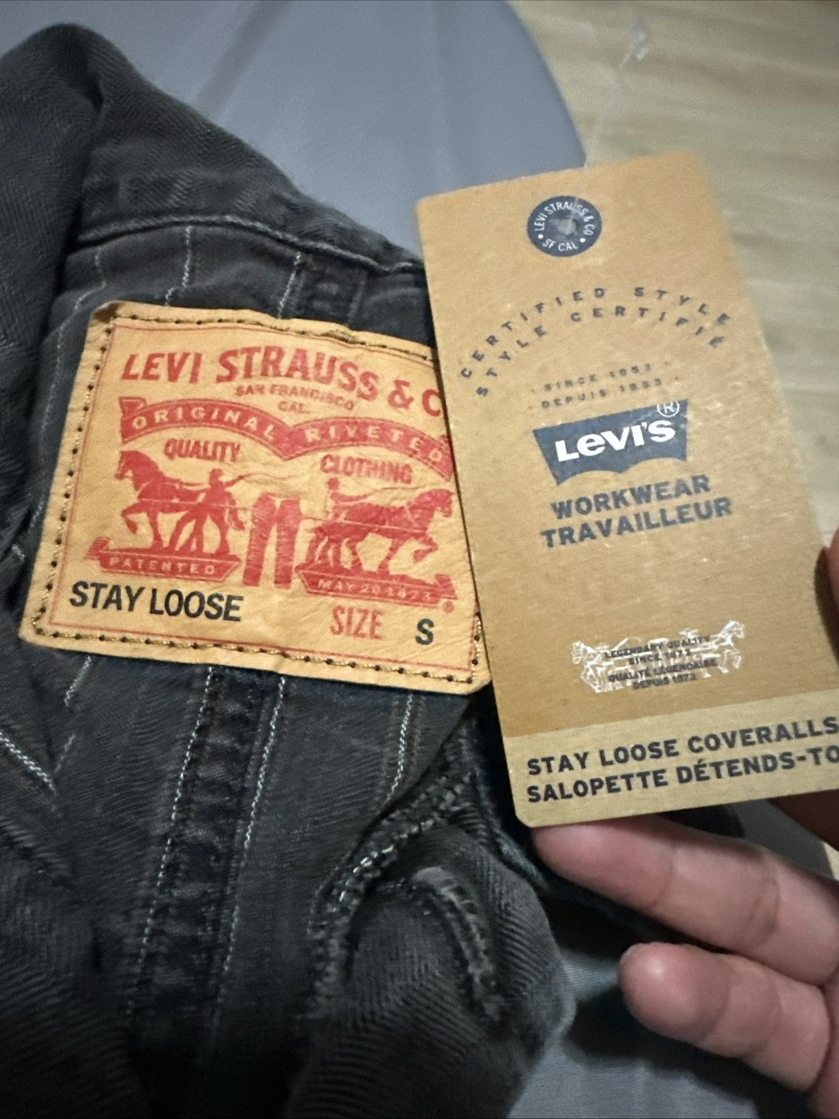 Levi's Levi’s Stay Loose Coveralls Workwear Size US 33 - 3 Thumbnail