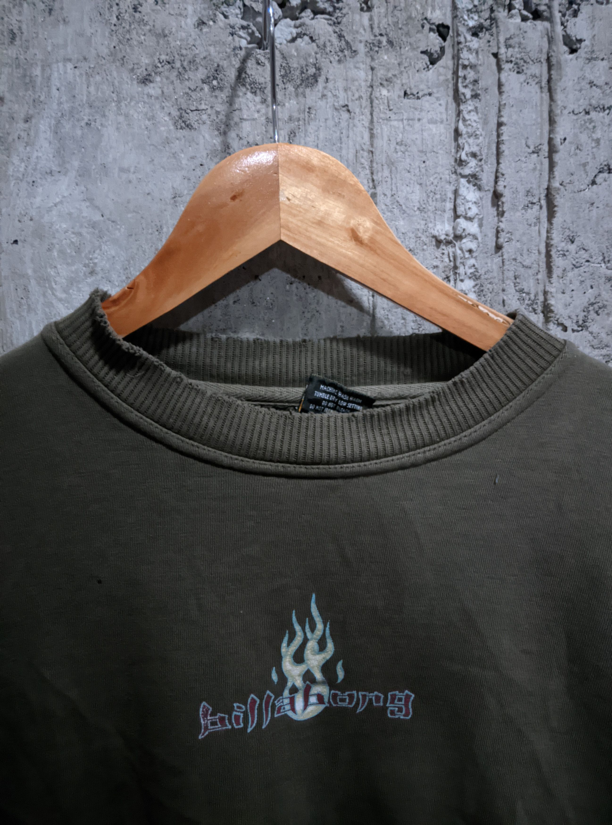 Billabong Vintage 90s billabong flame sleeves distressed surf grunge Size US L / EU 52-54 / 3 - 11 Thumbnail