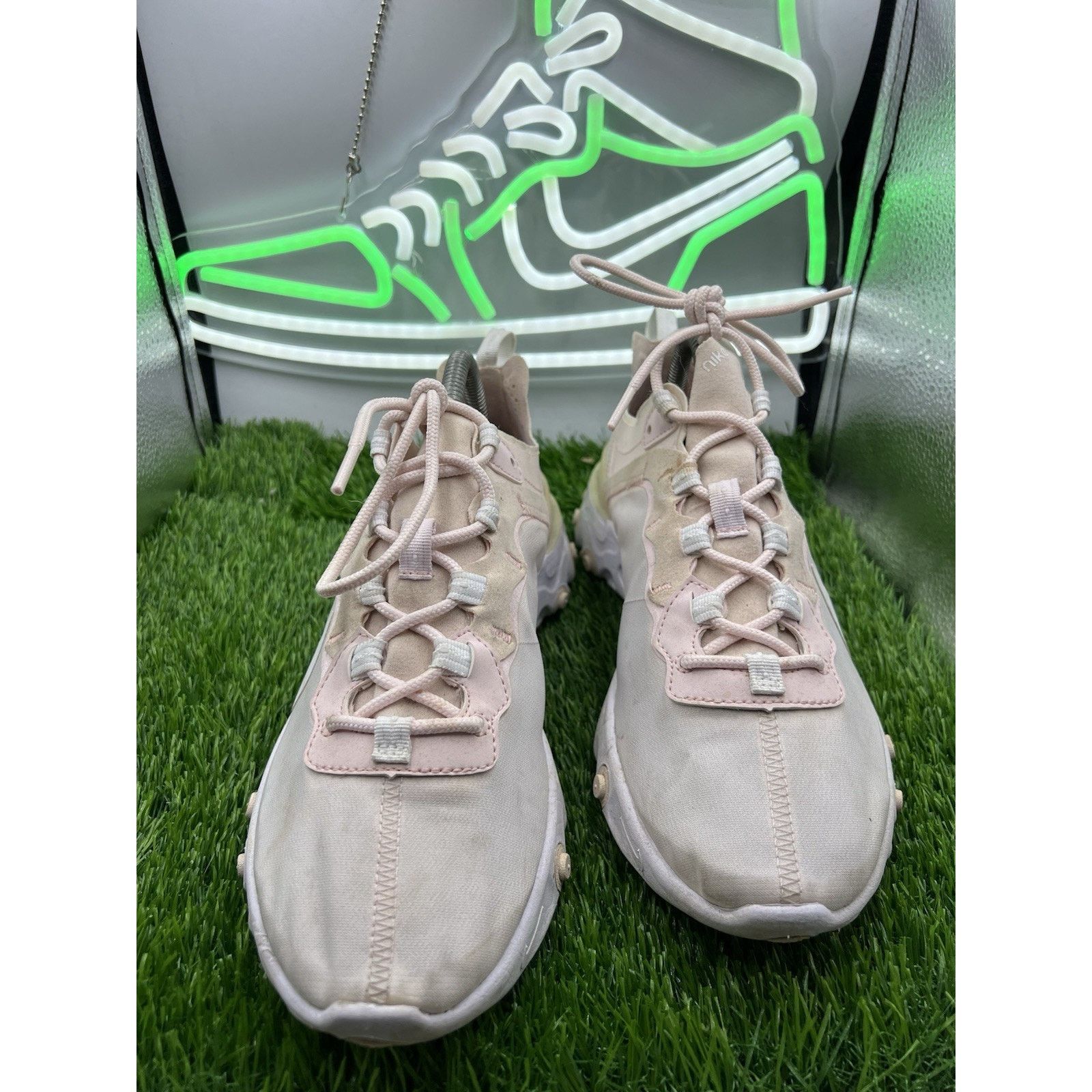 Nike Nike React Element 55 Running Shoes Pink Womens 9 Size US 9 / IT 39 - 5 Thumbnail