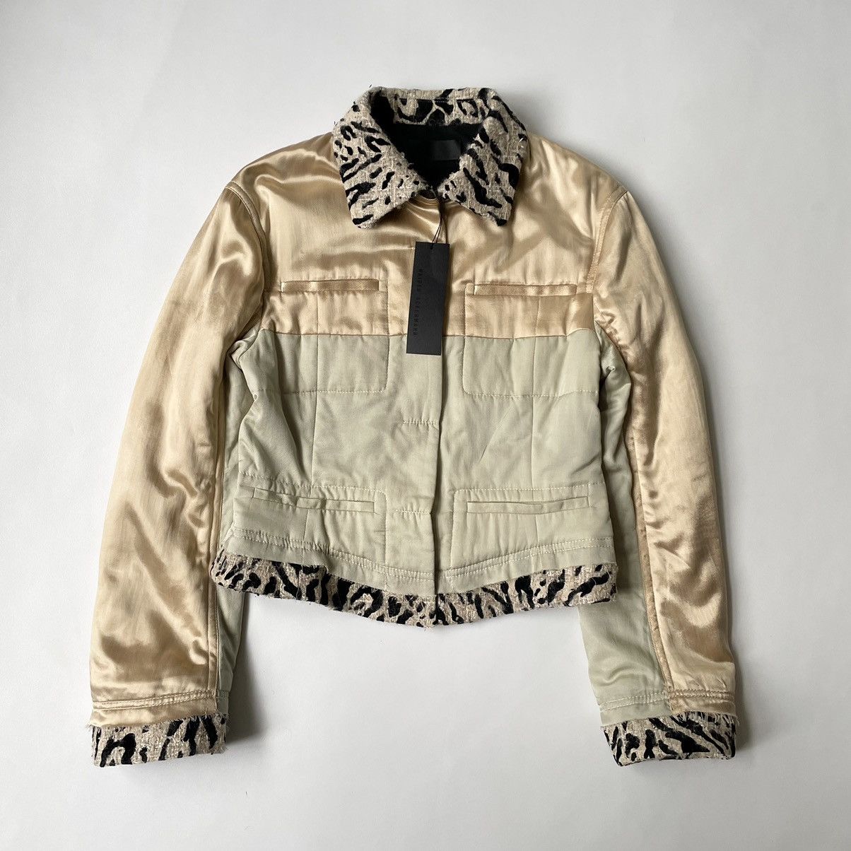 Haider Ackermann Satin Panelled Utility Jacket Size S / US 4 / IT 40 - 21 Thumbnail