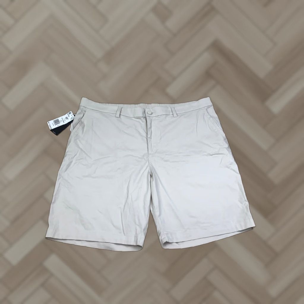 Adidas Adidas Men’s Go-to 5-Pocket Beige Golf Shorts PrimeGreen Size 42 #9372 Size US 42 / EU 58 - 1 Thumbnail