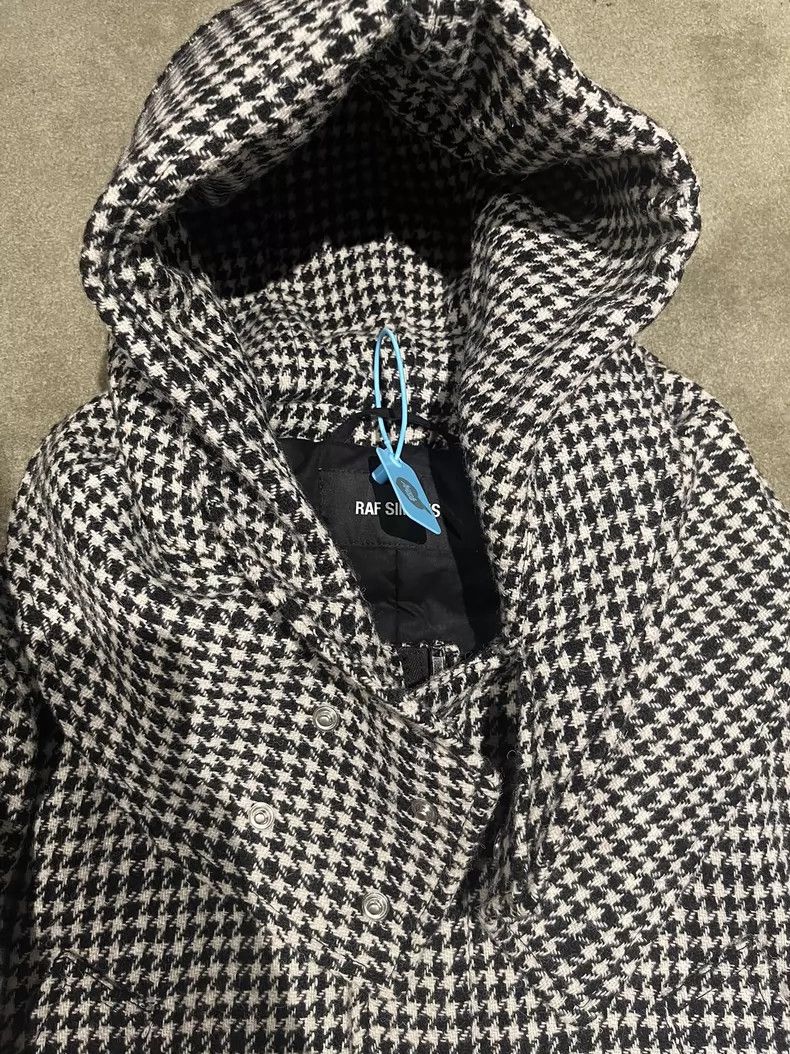 Raf Simons Raf Simons 18 FW Black & White Checked Wool Parka 2504-Next Size US M / EU 48-50 / 2 - 2 Thumbnail