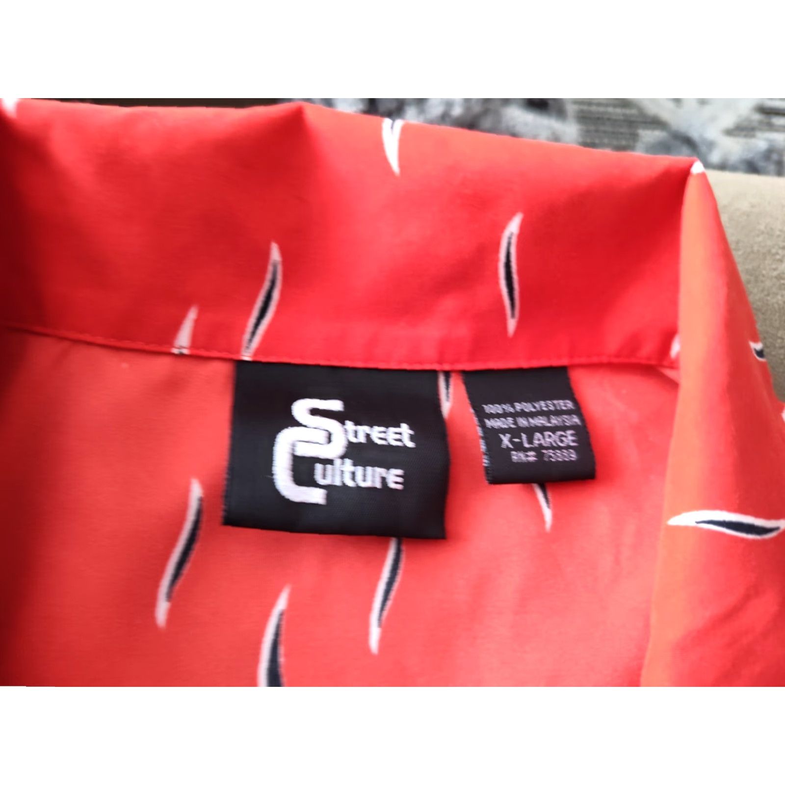 Vintage VINTAGE Street Culture Shirt Mens XL Button-Up Short Sleeve Black Red Flames Hawaiian 90s Summer Rock Casual Mens Size US XL / EU 56 / 4 - 4 Thumbnail