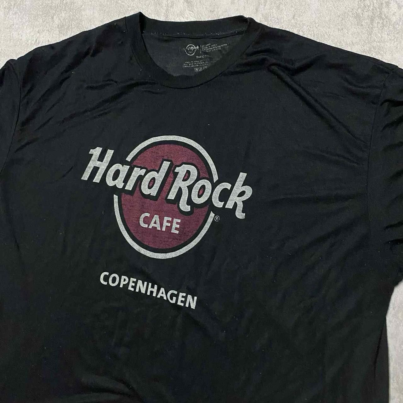 Hard Rock Cafe Black Hard Rock Cafe Copenhagen T-shirt #rockon Size US XL / EU 56 / 4 - 3 Thumbnail