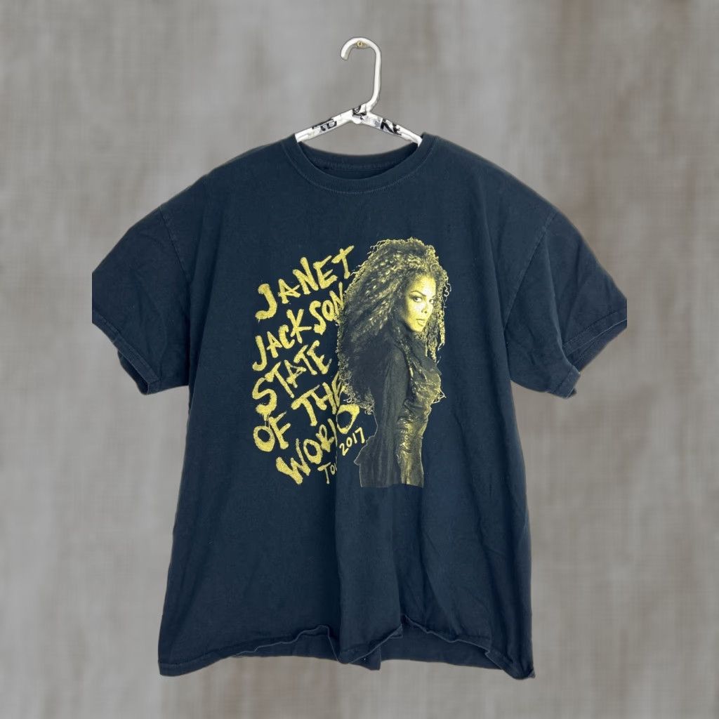 Vintage VINTAGE Janet Jackson 2017 State Of the World Tour Shirt Large Concert R&B Black Size US L / EU 52-54 / 3 - 1 Thumbnail