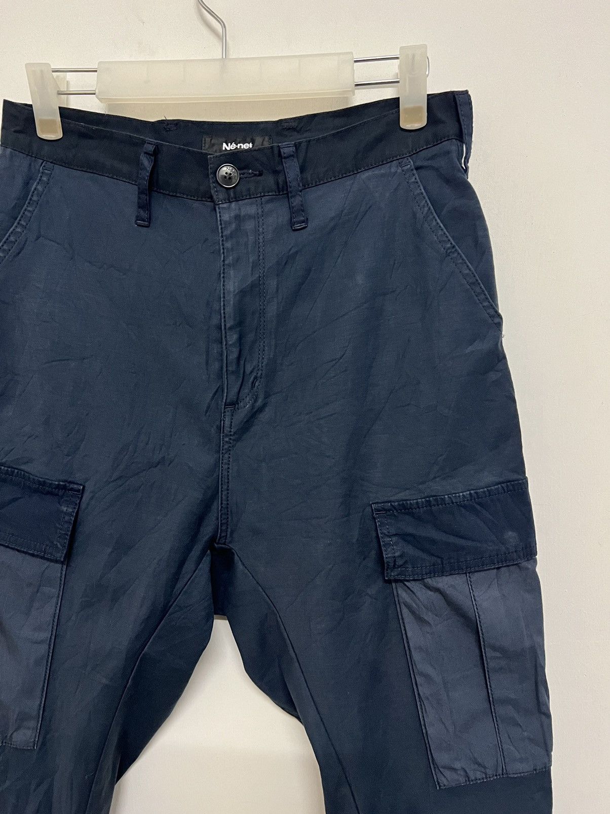 Issey Miyake × Ne-Net 2000s Ne-Net by Issey Miyake Cargo Pants CropCrotch Size US 30 / EU 46 - 4 Thumbnail