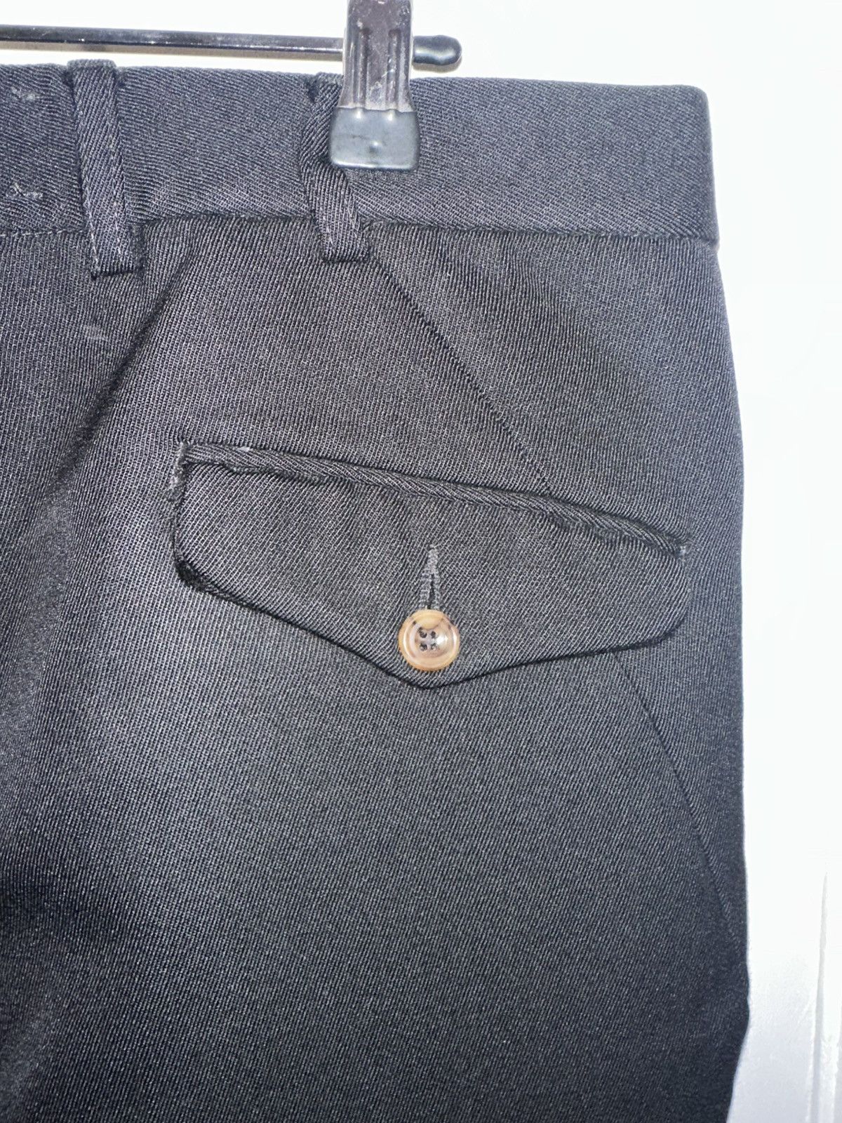 Song For The Mute Song For The Mute Wool Trouser Black Size 46R - 3 Thumbnail