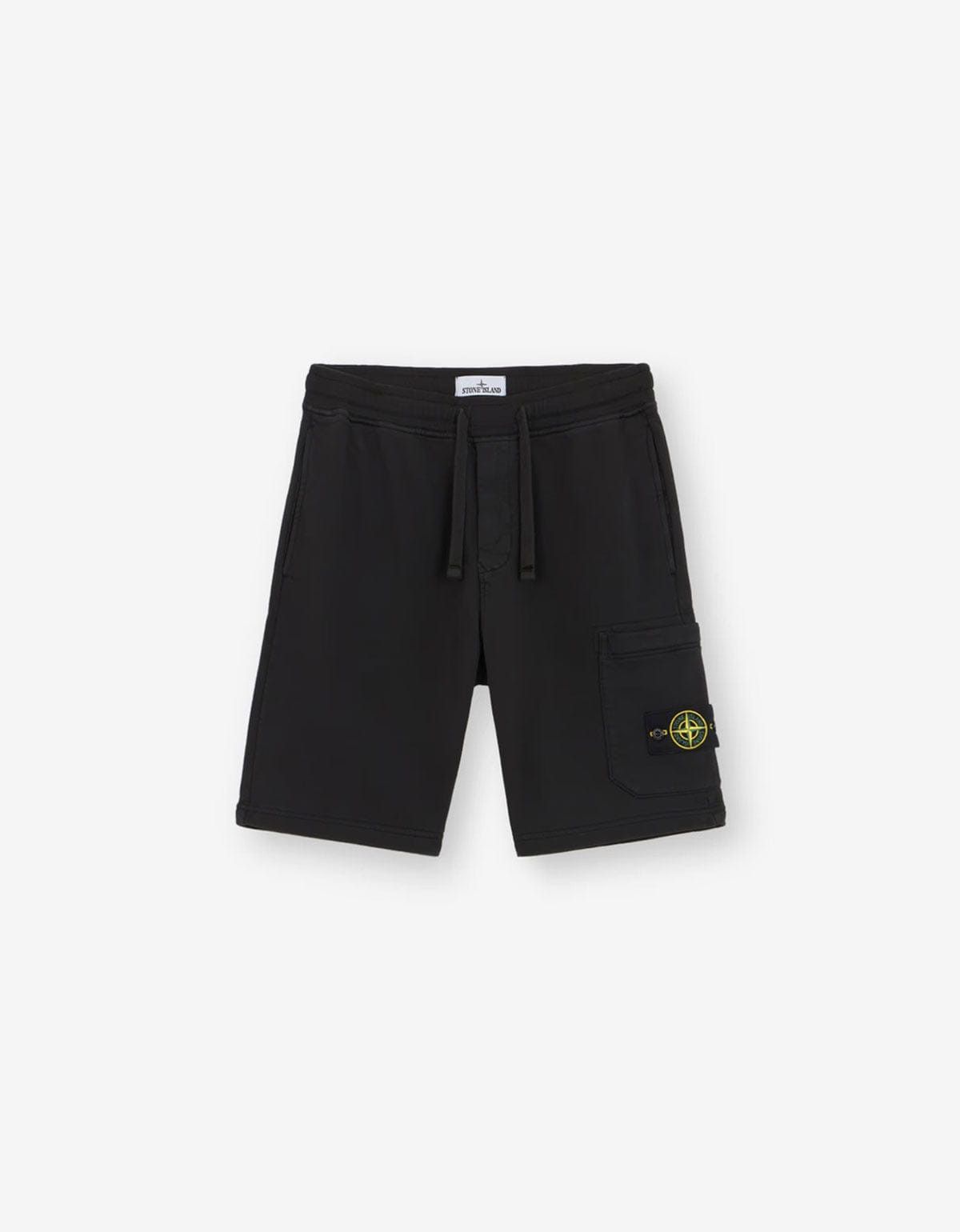 Stone Island Stone Island Black Compass Sweat Shorts Size US 32 / EU 48 - 1 Thumbnail
