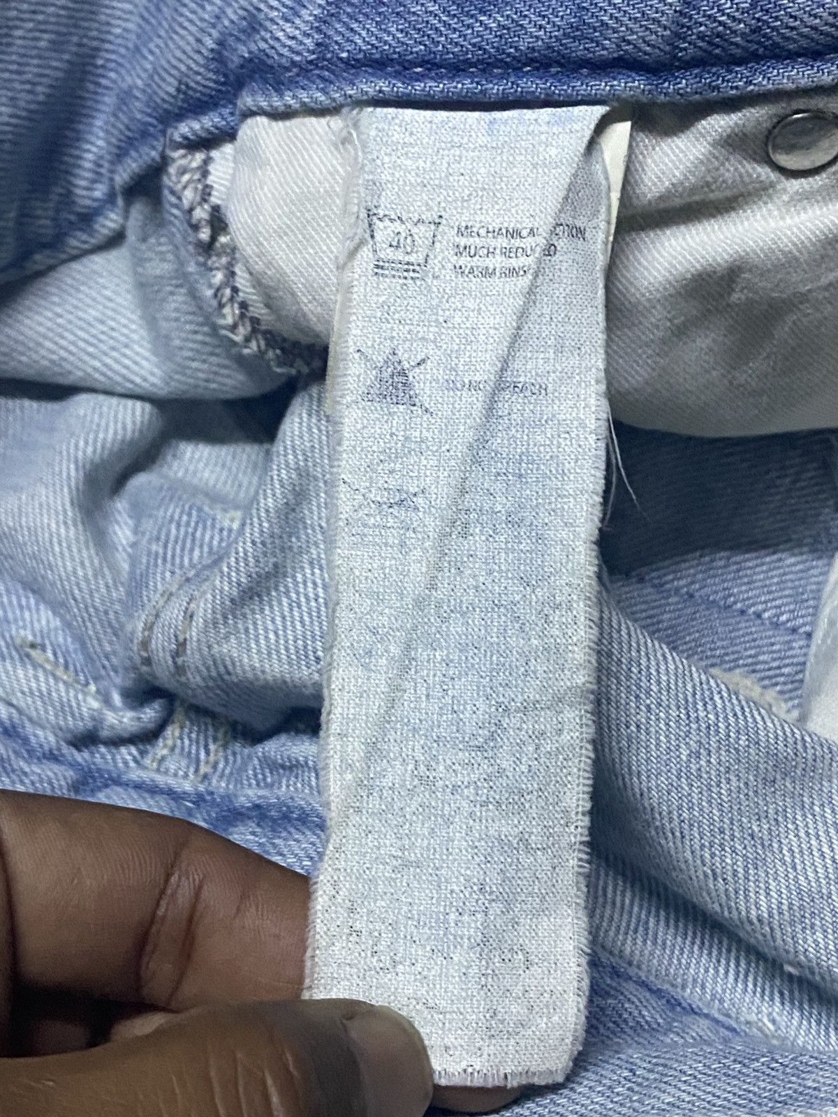 Japanese Brand Vintage Ego Tripping Light Wash Money Money Print Jeans Size US 30 / EU 46 - 20 Thumbnail