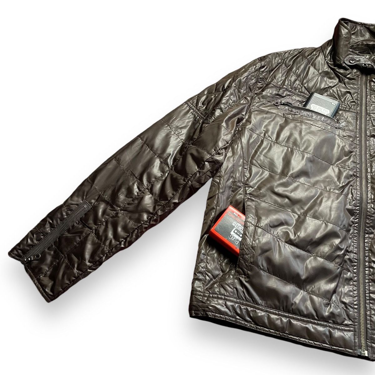 Kansai Yamamoto 🇯🇵 VINTAGE KANSAI JEANS FULL ZIP LIGHT PUFFER JACKET Size US XL / EU 56 / 4 - 5 Thumbnail