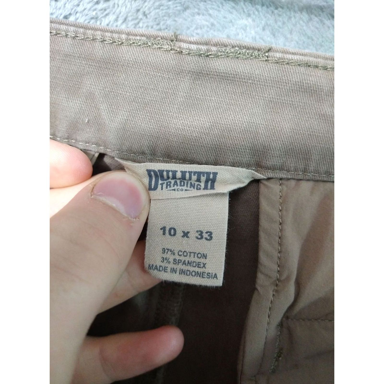 Duluth Trading Company Duluth Trading Co. Pants Womens 10x33 Beige Workday Warrior Chino Slim Leg Stretch Pants Slim Beige 10 Regular Women Mens Girls N/A Size 32" / US 10 / IT 46 - 7 Thumbnail