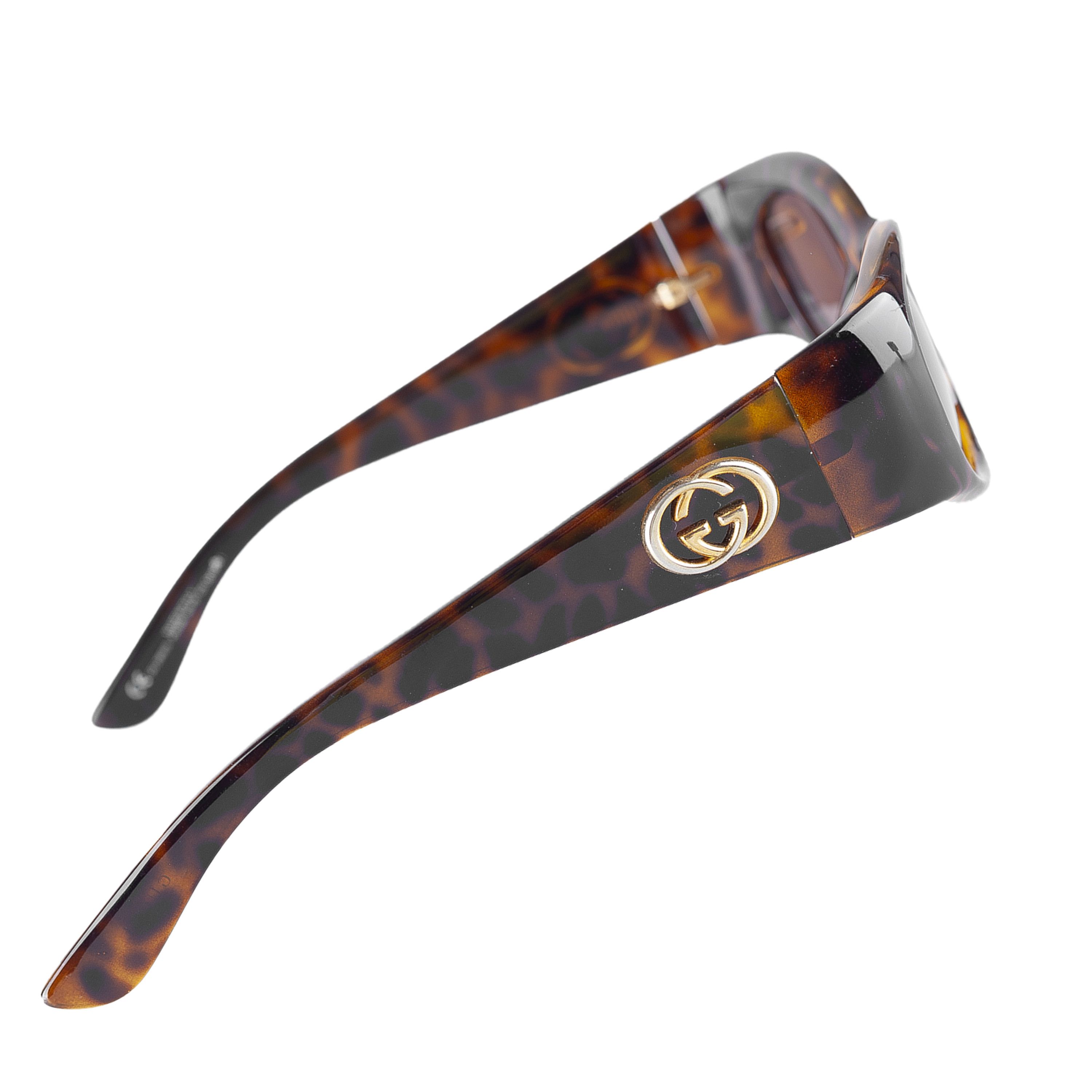 Gucci Gucci GG 2968/S AX5SB Tortoise Brown Oval Sunglasses Size ONE SIZE - 4 Thumbnail