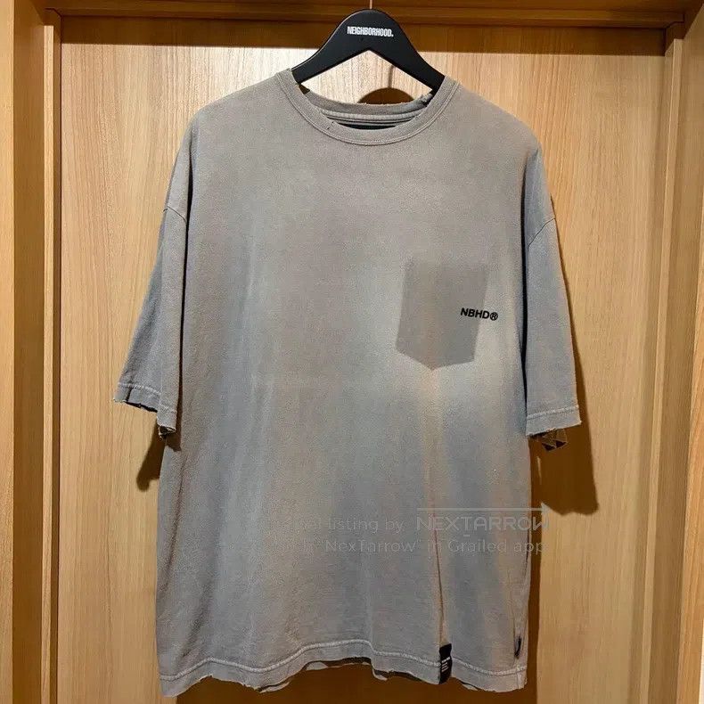 Neighborhood Neighborhood Distressed Short Sleeve Sweatshirt Size US L / EU 52-54 / 3 - 3 Thumbnail