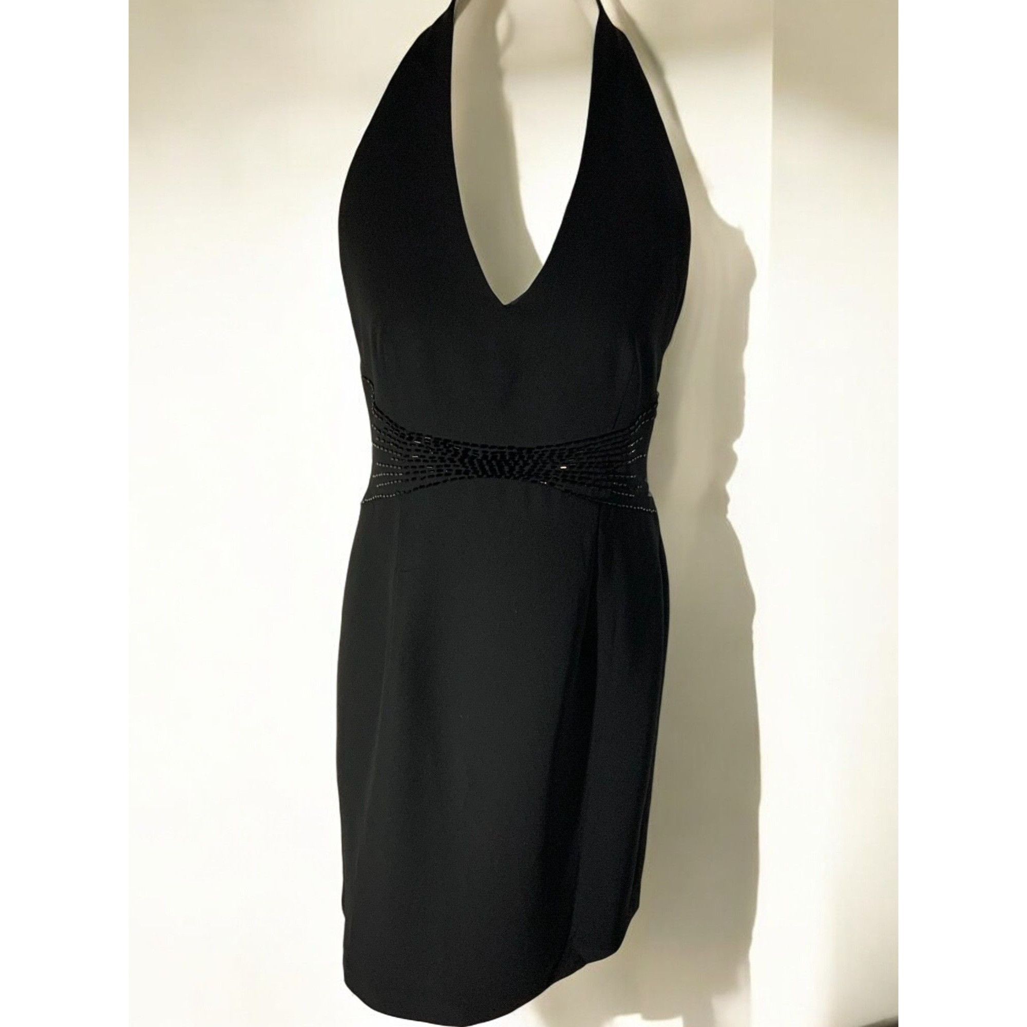 Donna Morgan Donna Morgan Black Halter Party Holiday Dress NEW 8 Size M / US 6-8 / IT 42-44 - 8 Thumbnail
