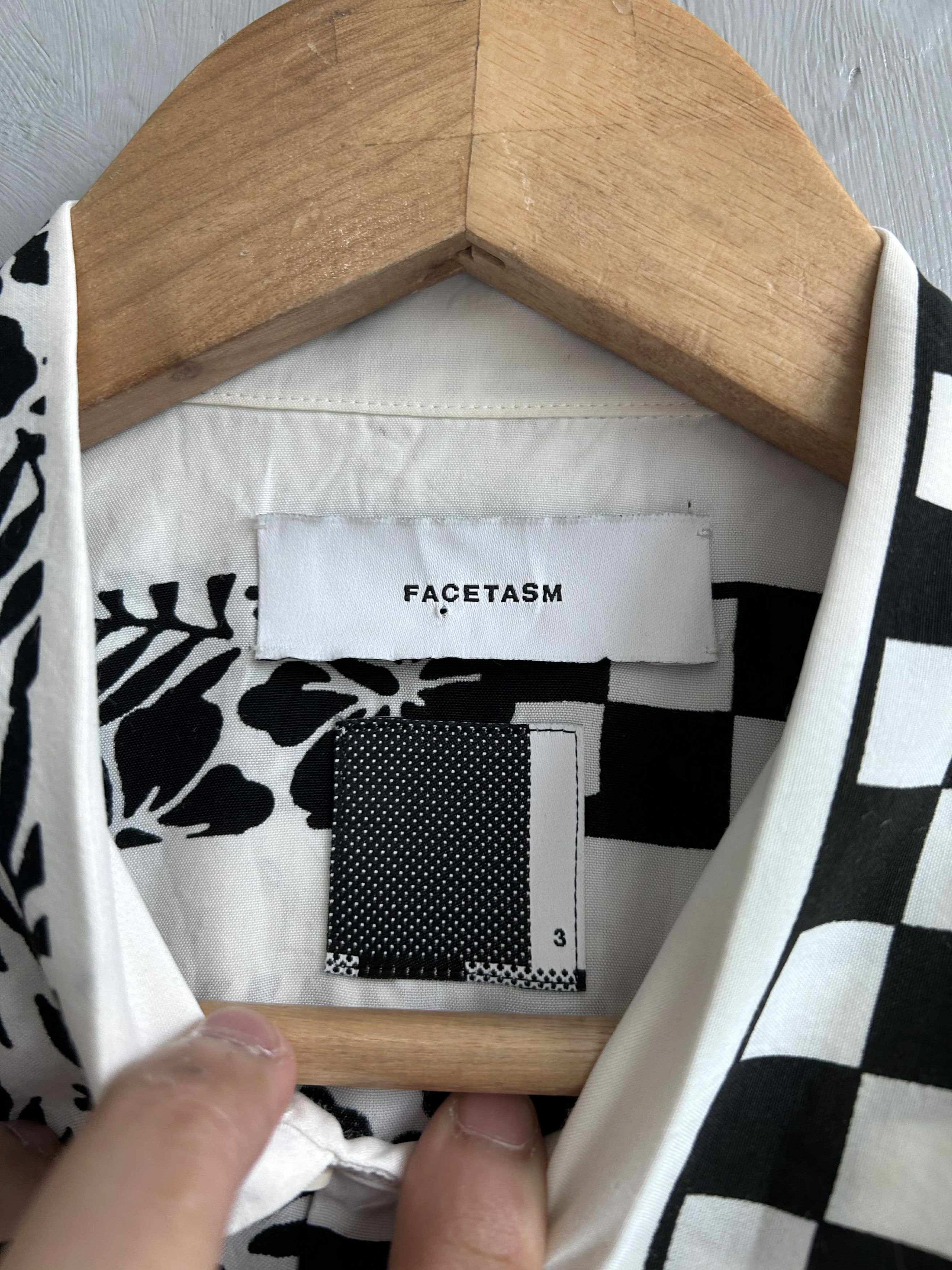 Facetasm Facetasm flora & checker short sleeve shirt Size US M / EU 48-50 / 2 - 7 Thumbnail