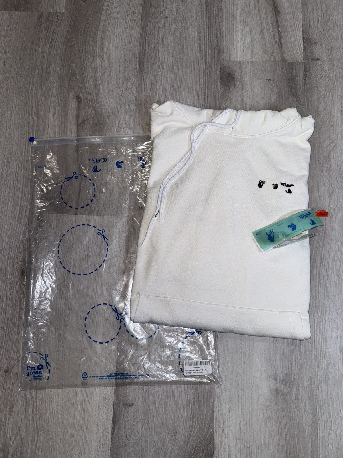 Off-White Off white logo slim hoodie xs Size US XS / EU 42 / 0 - 2 Thumbnail