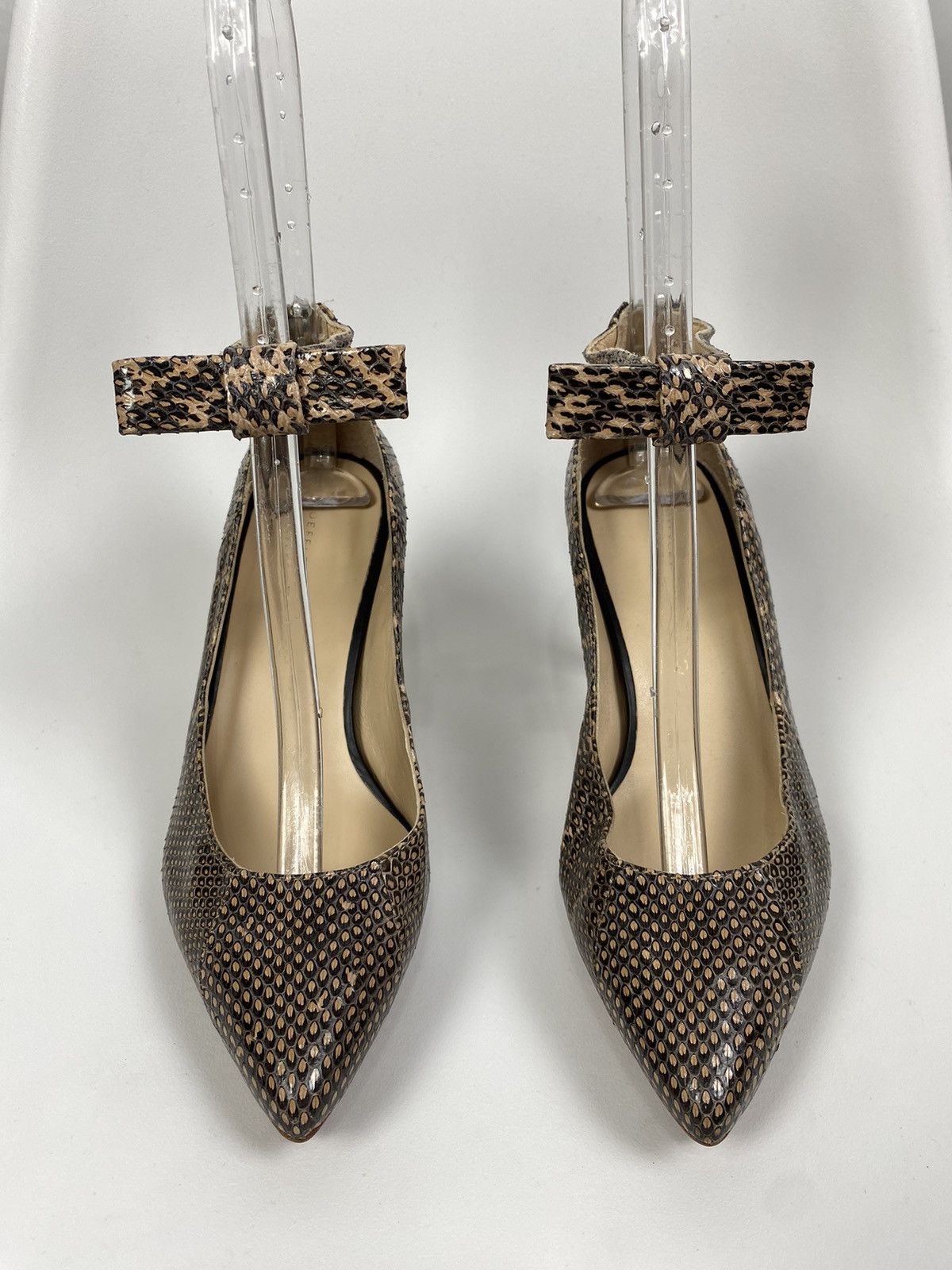 Loeffler Randall Loeffler Randall Snake Skin Leather Heels size US 7 Size US 7 / IT 37 - 2 Thumbnail