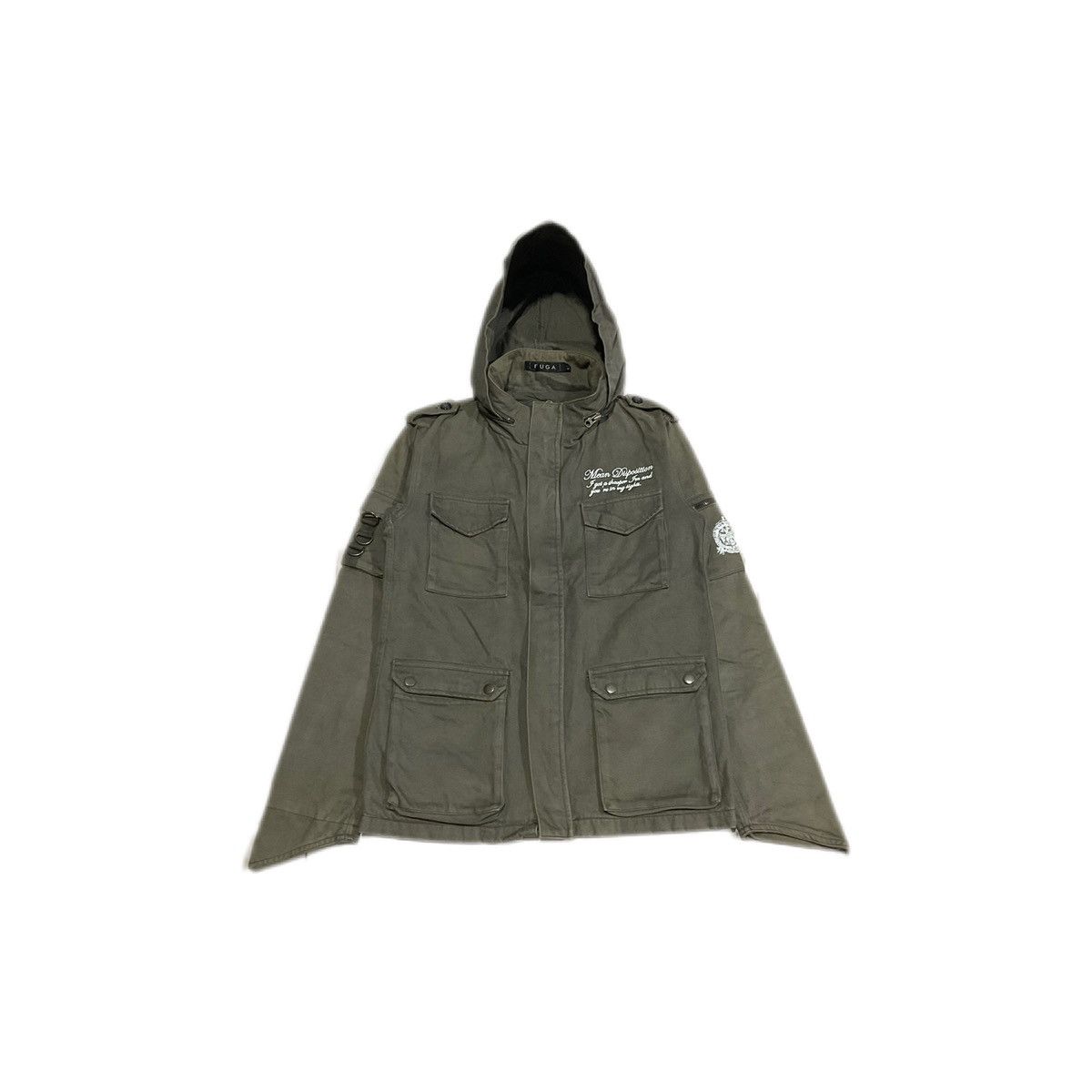GOSTAR DE FUGA 🔥Sick Y2K Fuga Poem Jacket Hooded Goth Punk Size US M / EU 48-50 / 2 - 4 Thumbnail