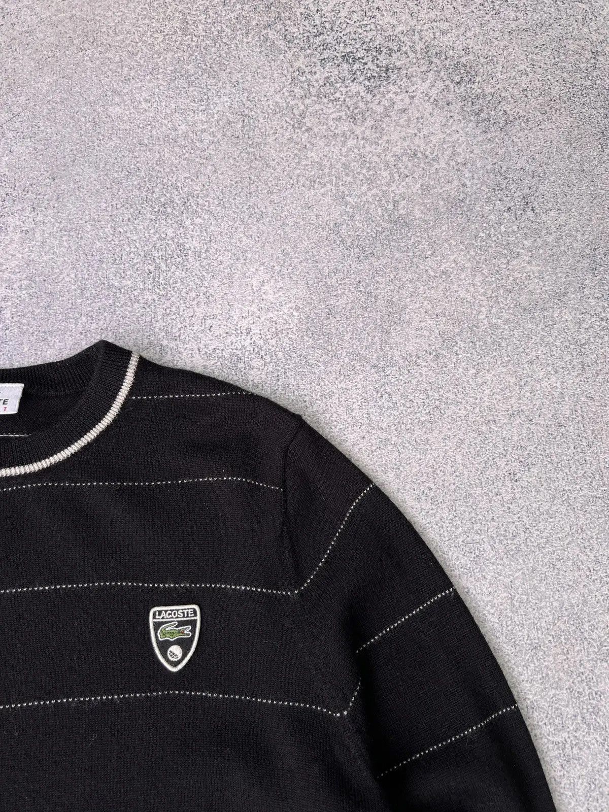 Lacoste × Vintage Vintage Lacoste Sport Striped Sweater Size US M / EU 48-50 / 2 - 5 Thumbnail
