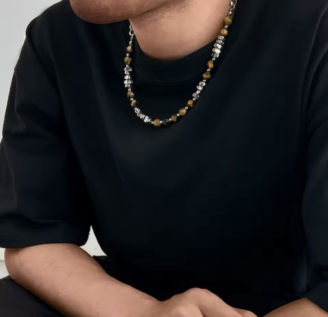 Jewelry Ingemark Hip Hop Silver Color Stainless Steel Chain Necklac Size ONE SIZE - 3 Thumbnail