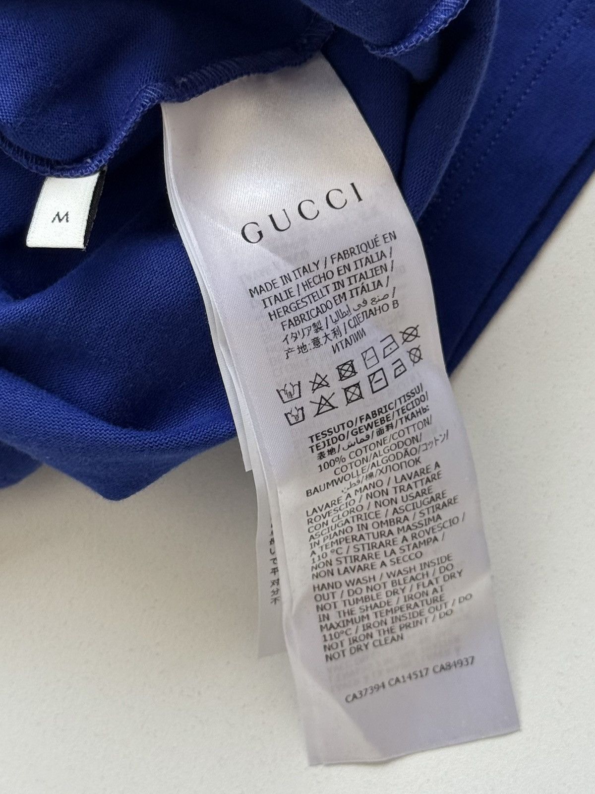 Gucci Gucci vertical logo tee Size US M / EU 48-50 / 2 - 6 Thumbnail