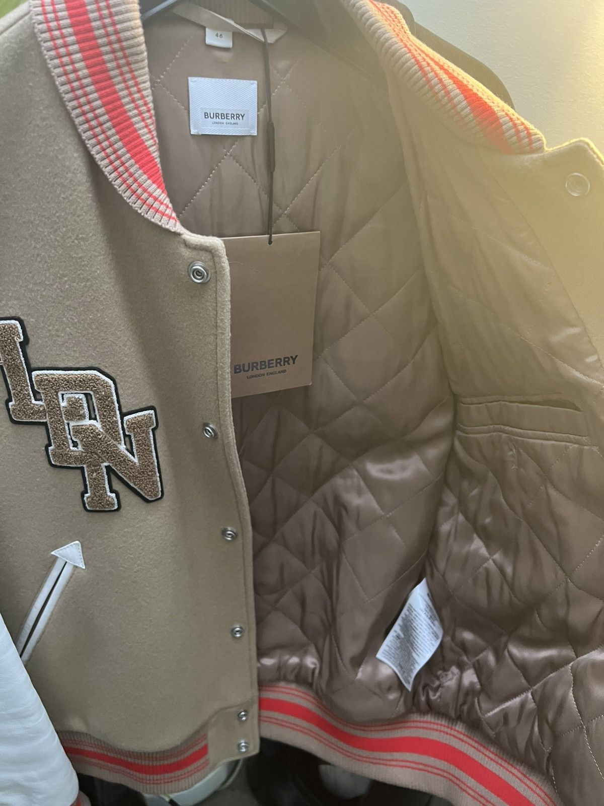 Burberry Burberry Letterman Jacket (RARE) Size US S / EU 44-46 / 1 - 3 Thumbnail